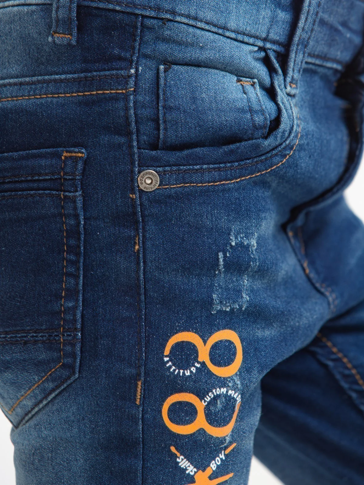 Boy's Blue Denim Pant - EBBDP23-012 - Image 4