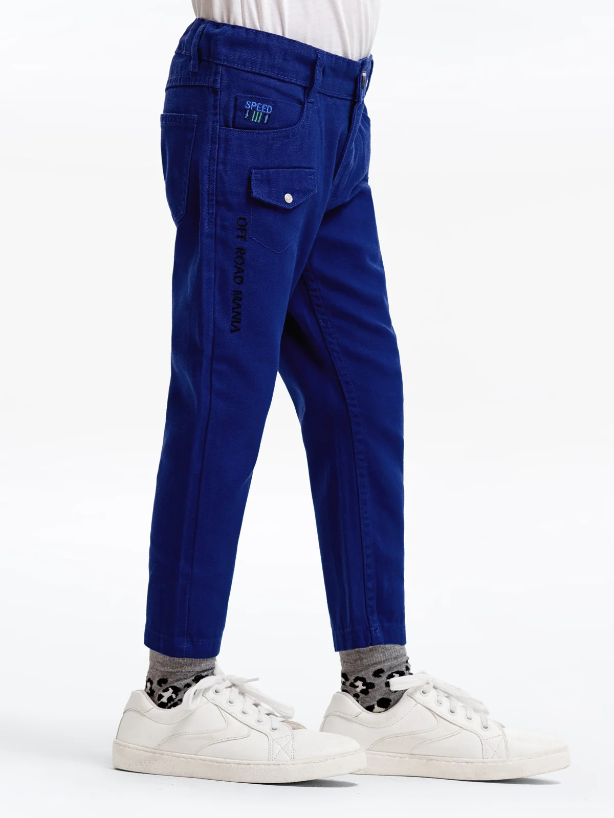 Boy's Dark Blue Chino Pant - EBBCP23-030 - Image 3
