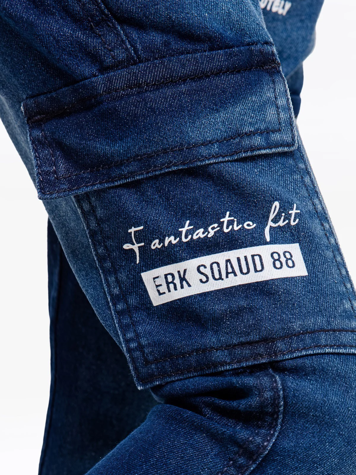 Boy's Dark Blue Denim Pant - EBBDP23-022 - Image 3