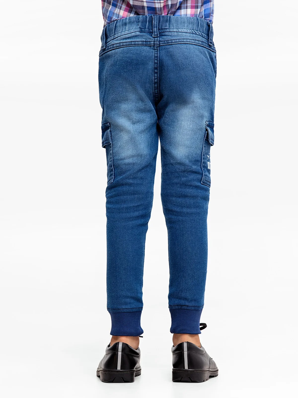 Boy's Denim Blue Denim Pant - EBBDP23-023 - Image 5