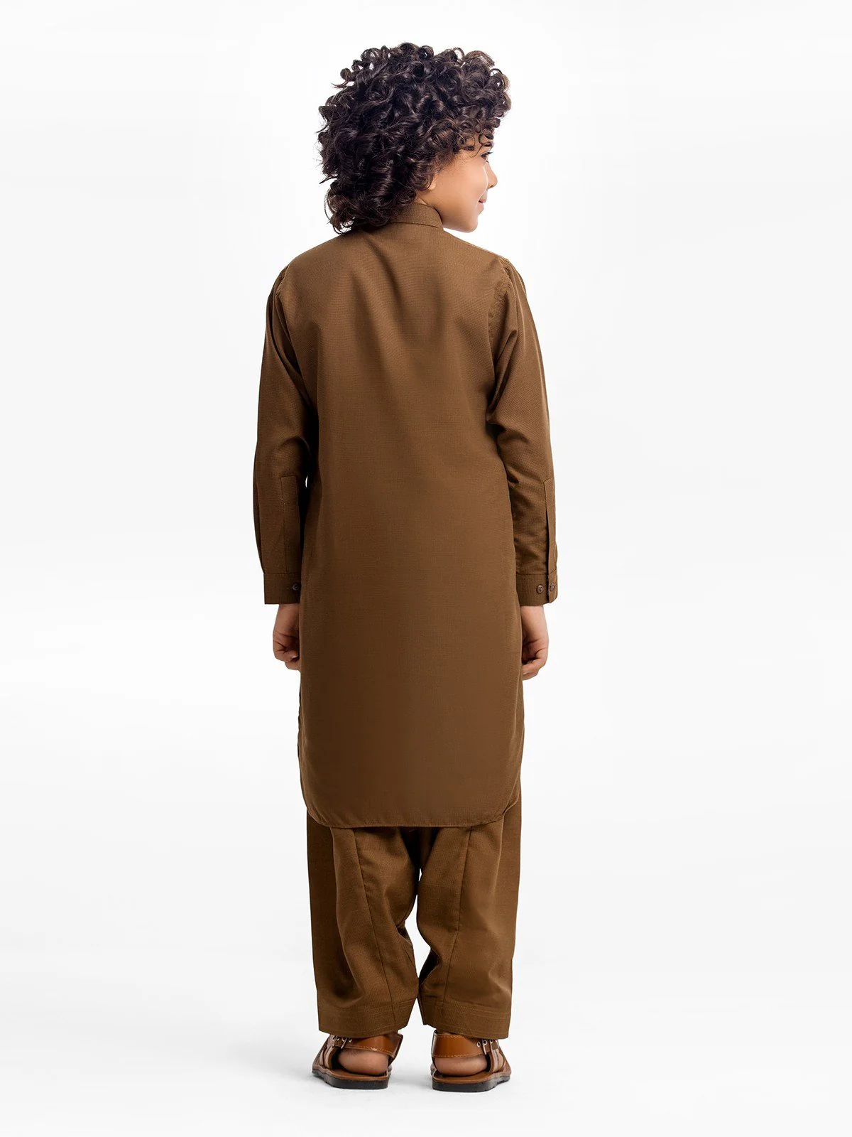Boy's Mehndi Kurta Shalwar - EBTKS23-3904 - Image 4