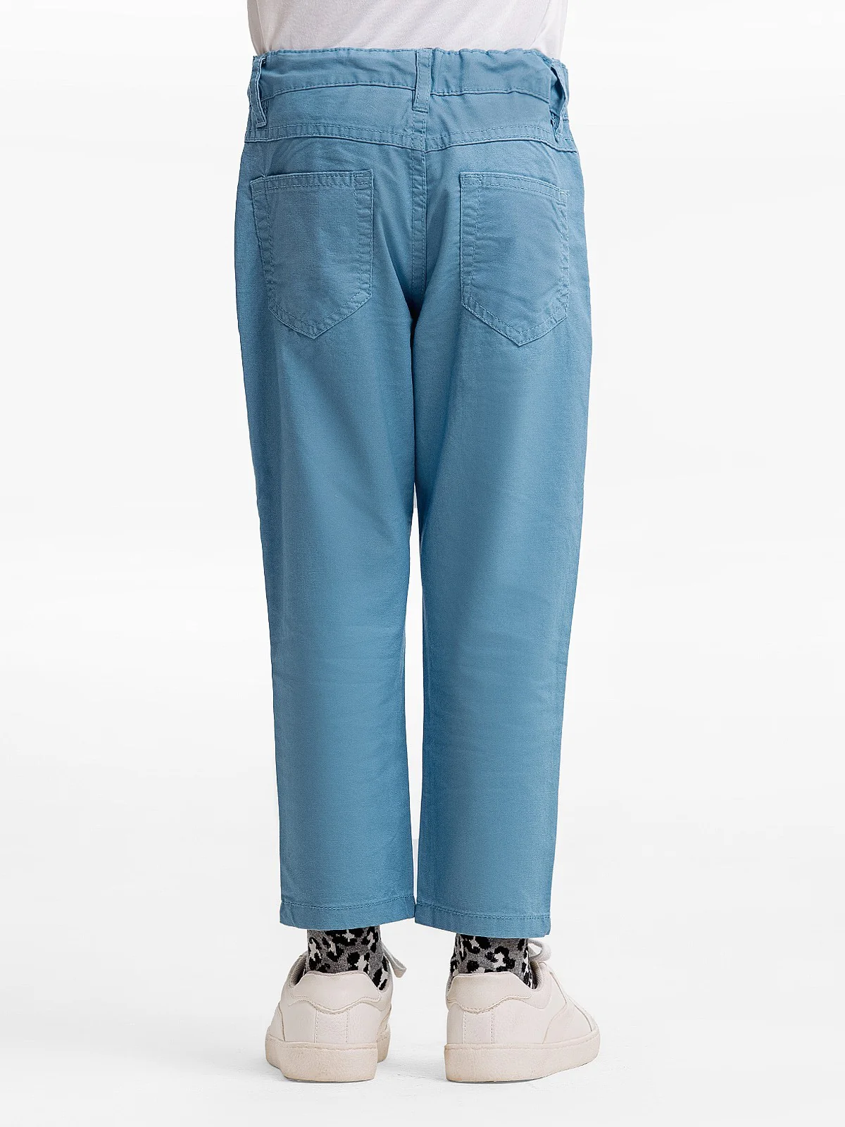 Boy's Mid Blue Chino Pant - EBBCP23-032 - Image 5