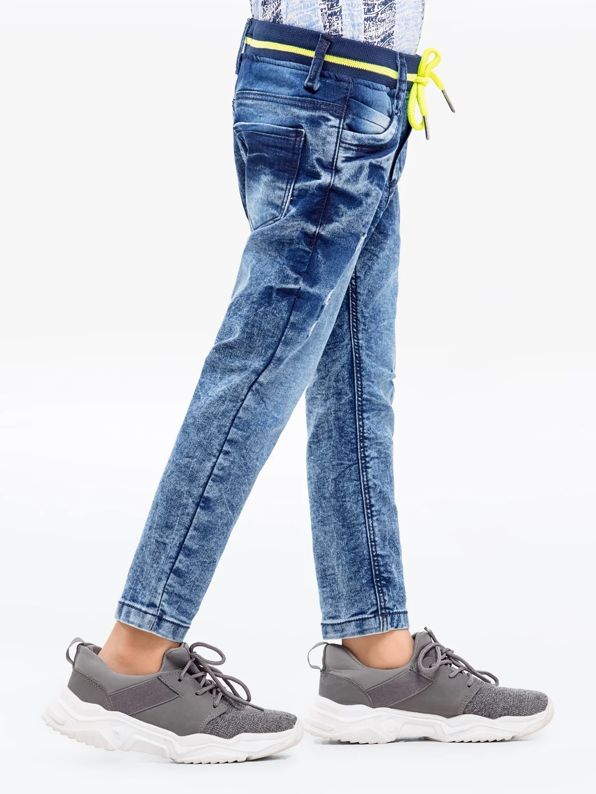 Boy's Mid Blue Denim Pant - EBBDP23-010 - Image 3