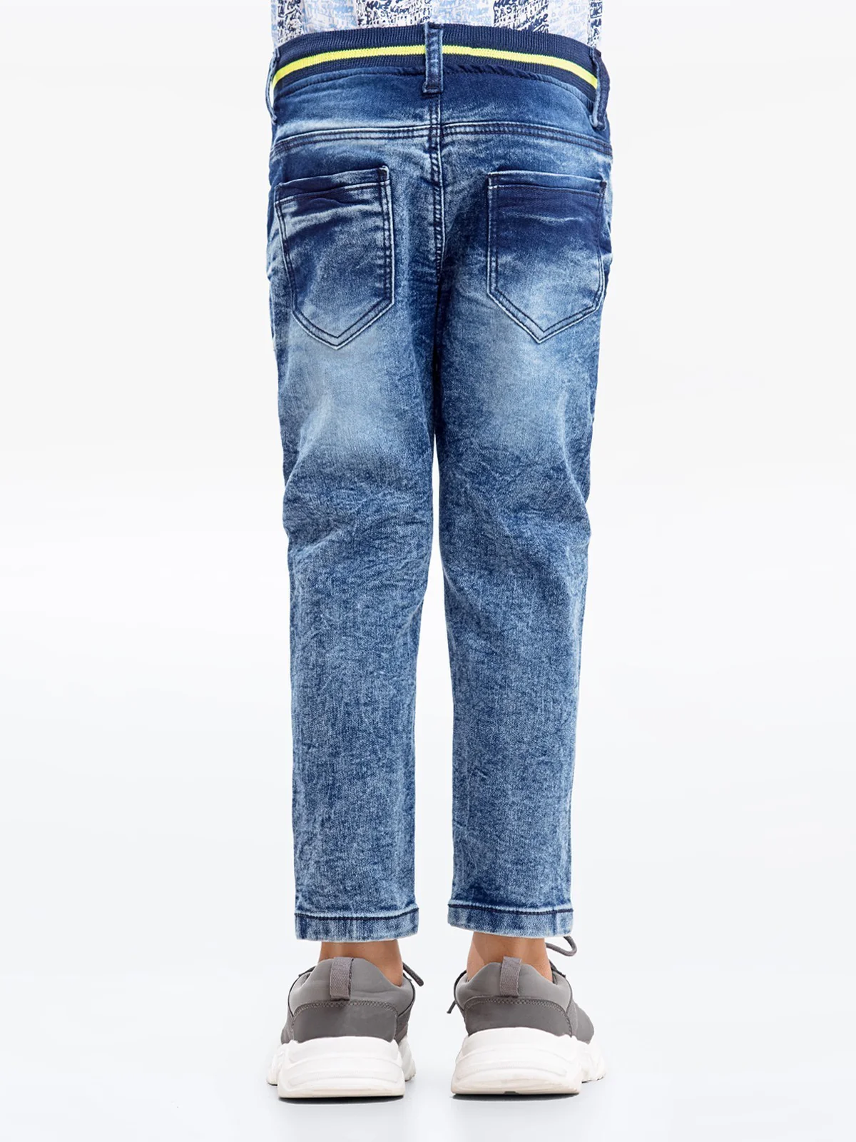 Boy's Mid Blue Denim Pant - EBBDP23-010 - Image 6