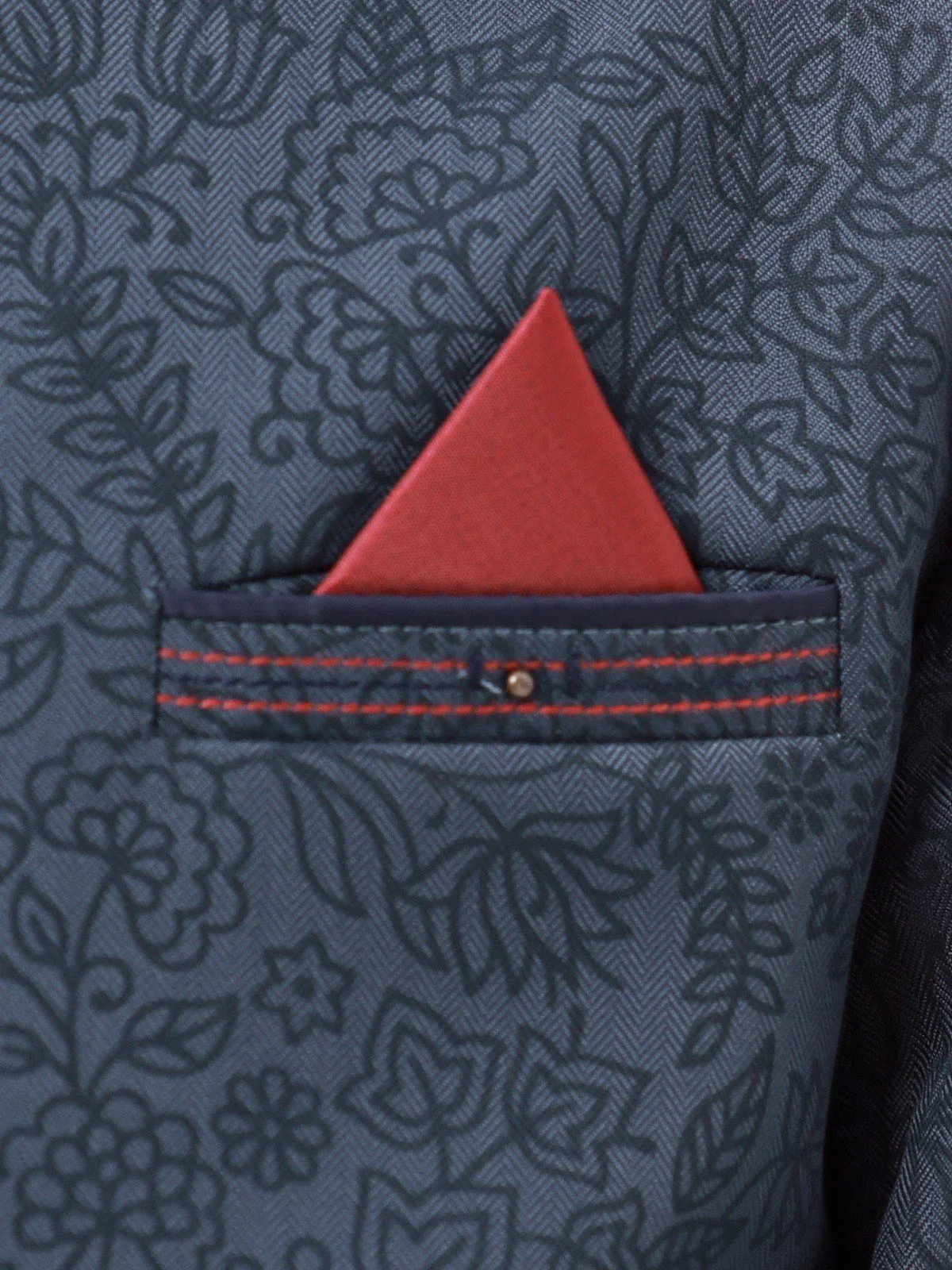 Boy's Navy Sherwani - EBTS22-34026 - Image 5