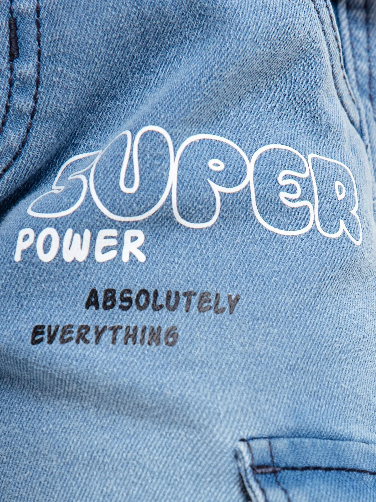 Boy's Powder Blue Denim Pant - EBBDP23-014 - Image 3