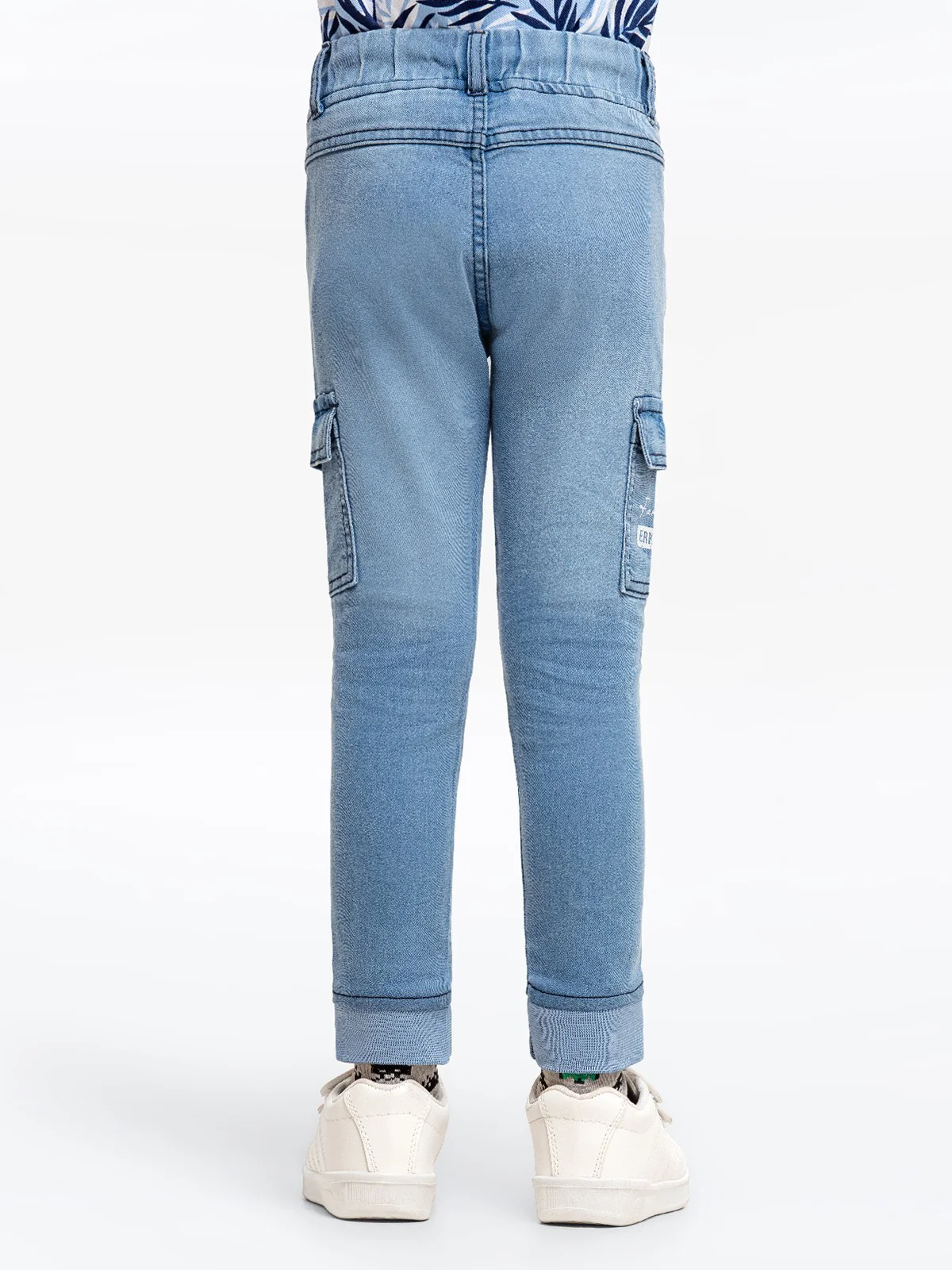 Boy's Powder Blue Denim Pant - EBBDP23-014 - Image 6