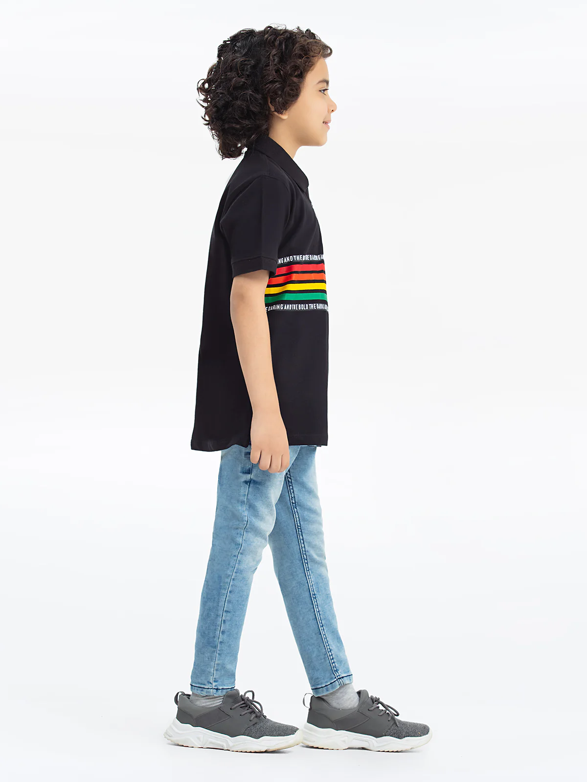 Boy's Black Polo Shirt - EBTPS24-008 - Image 4