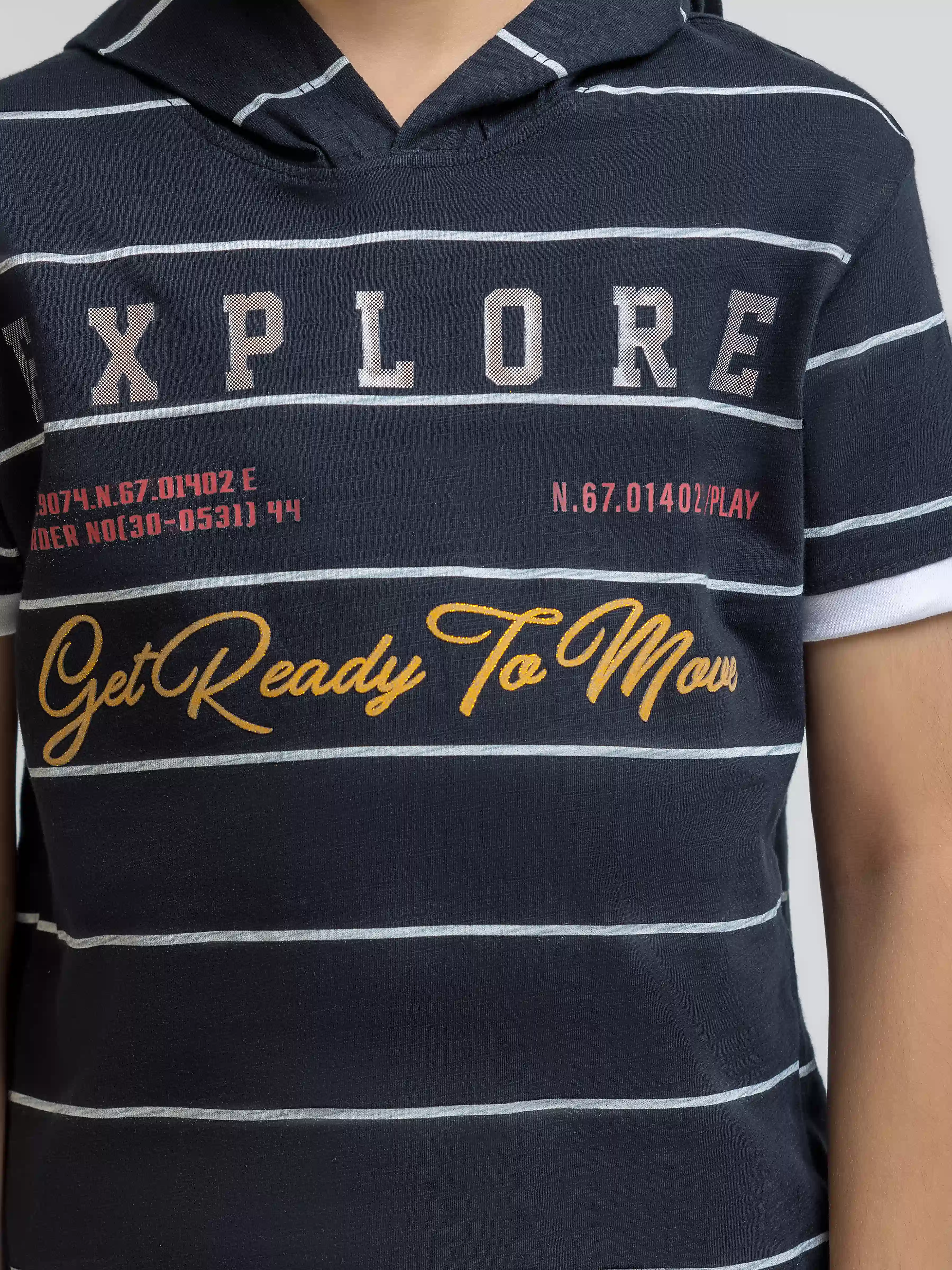 Boy's Black T-Shirt - EBTTS5-008 - Image 3