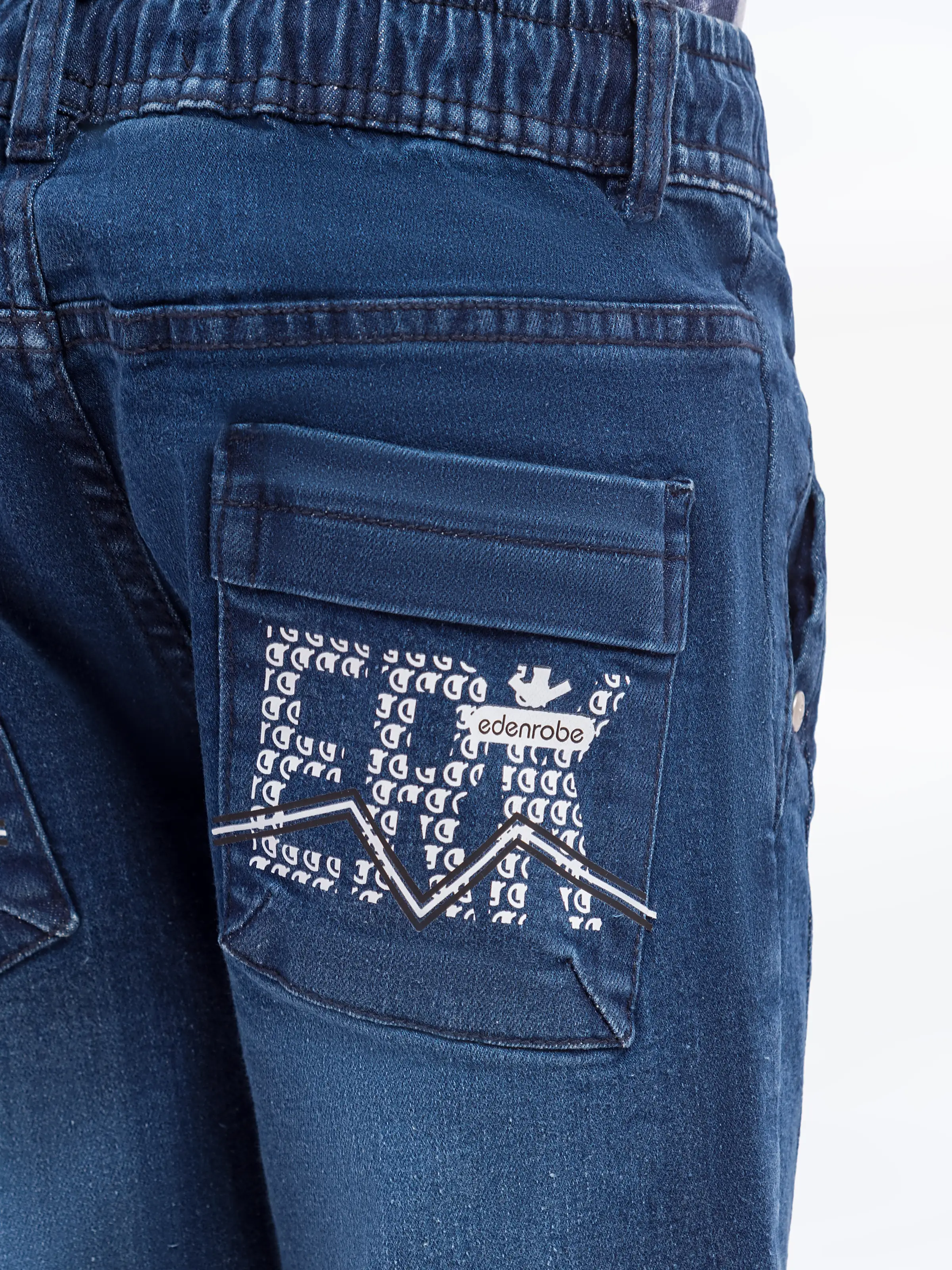 Boy's Blue Denim Pant - EBBDP5-034 - Image 3