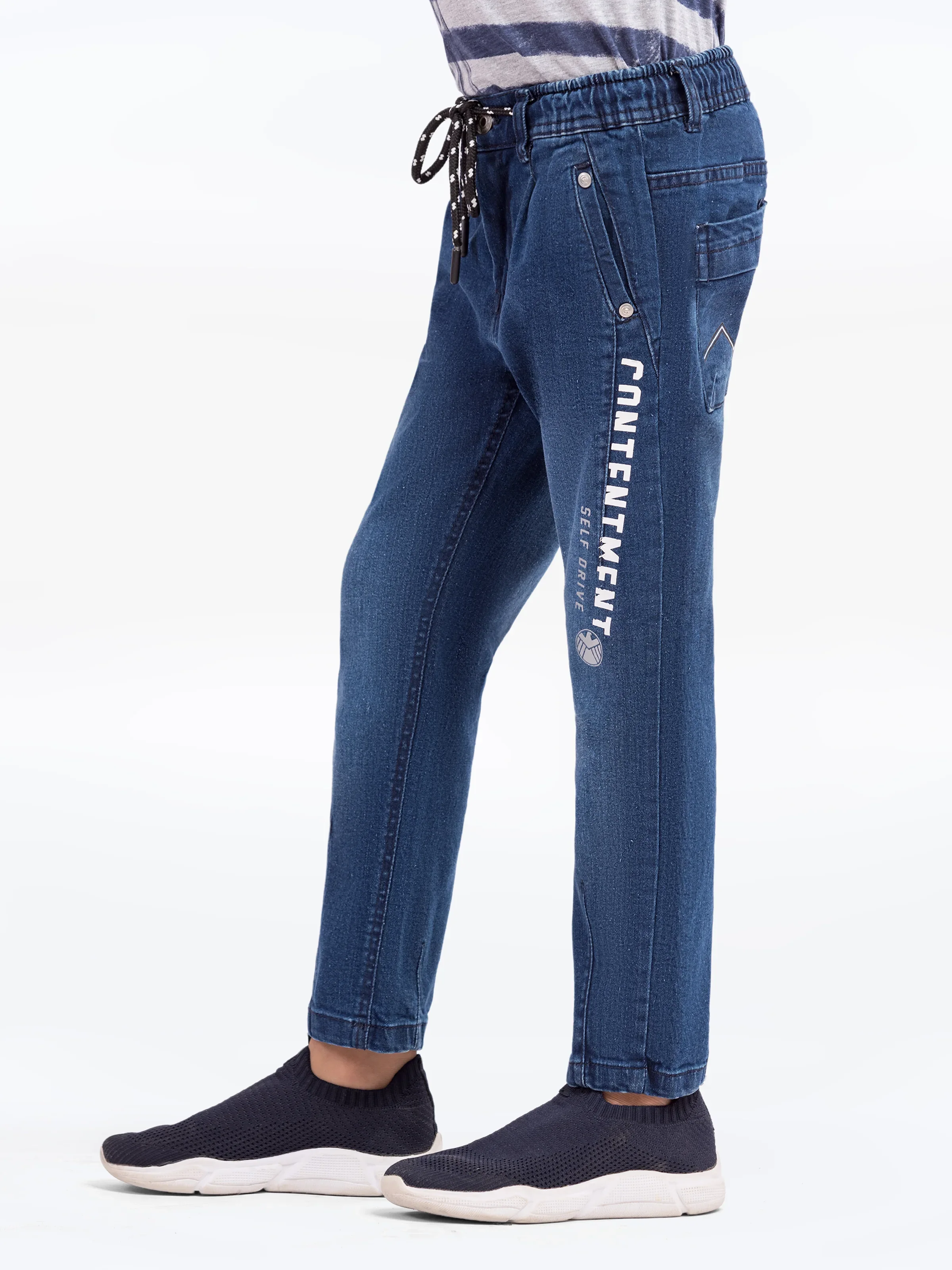 Boy's Blue Denim Pant - EBBDP5-034 - Image 4