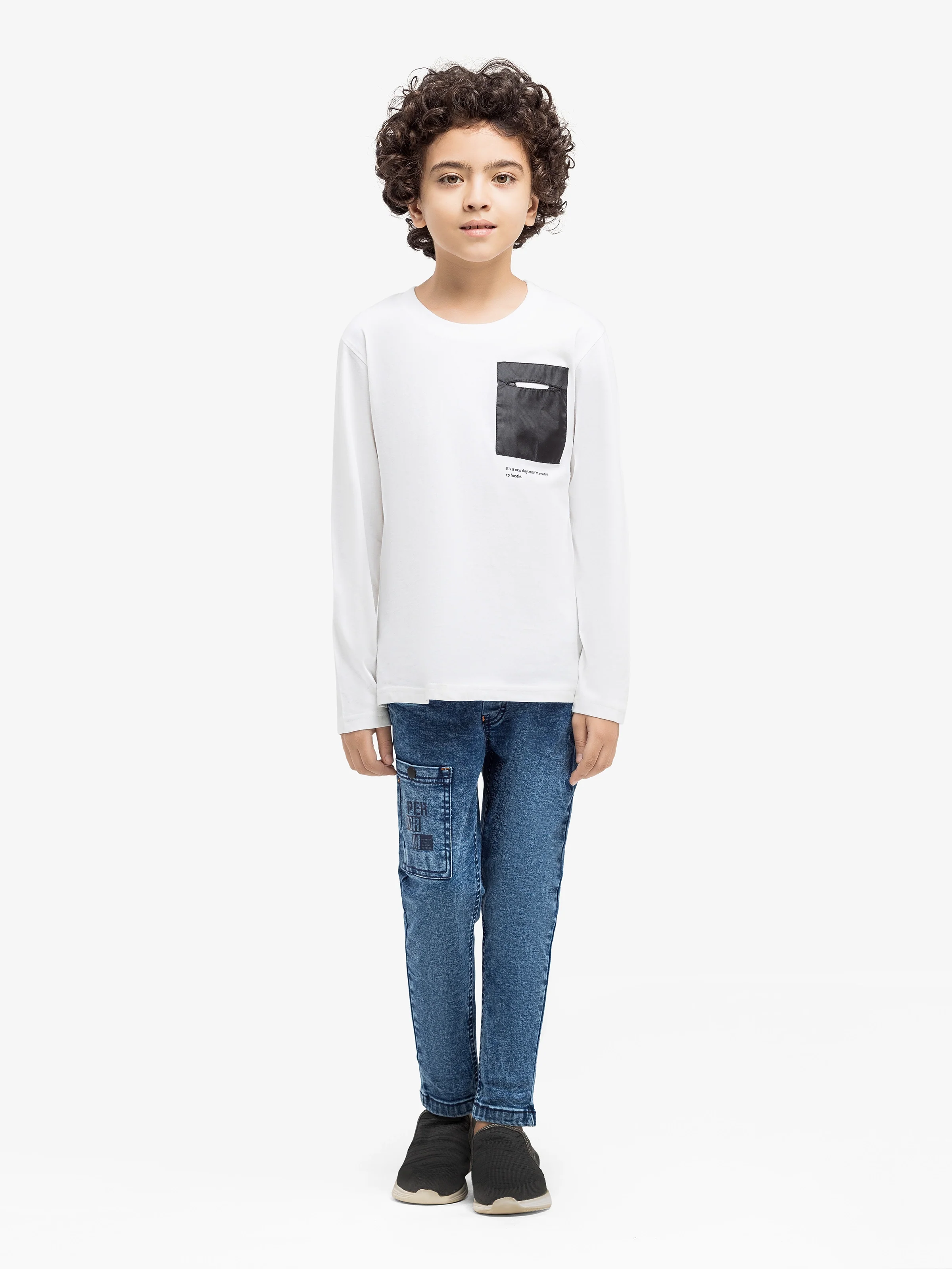 Boy's Blue Denim Pant - EBBDP5-047 - Image 3