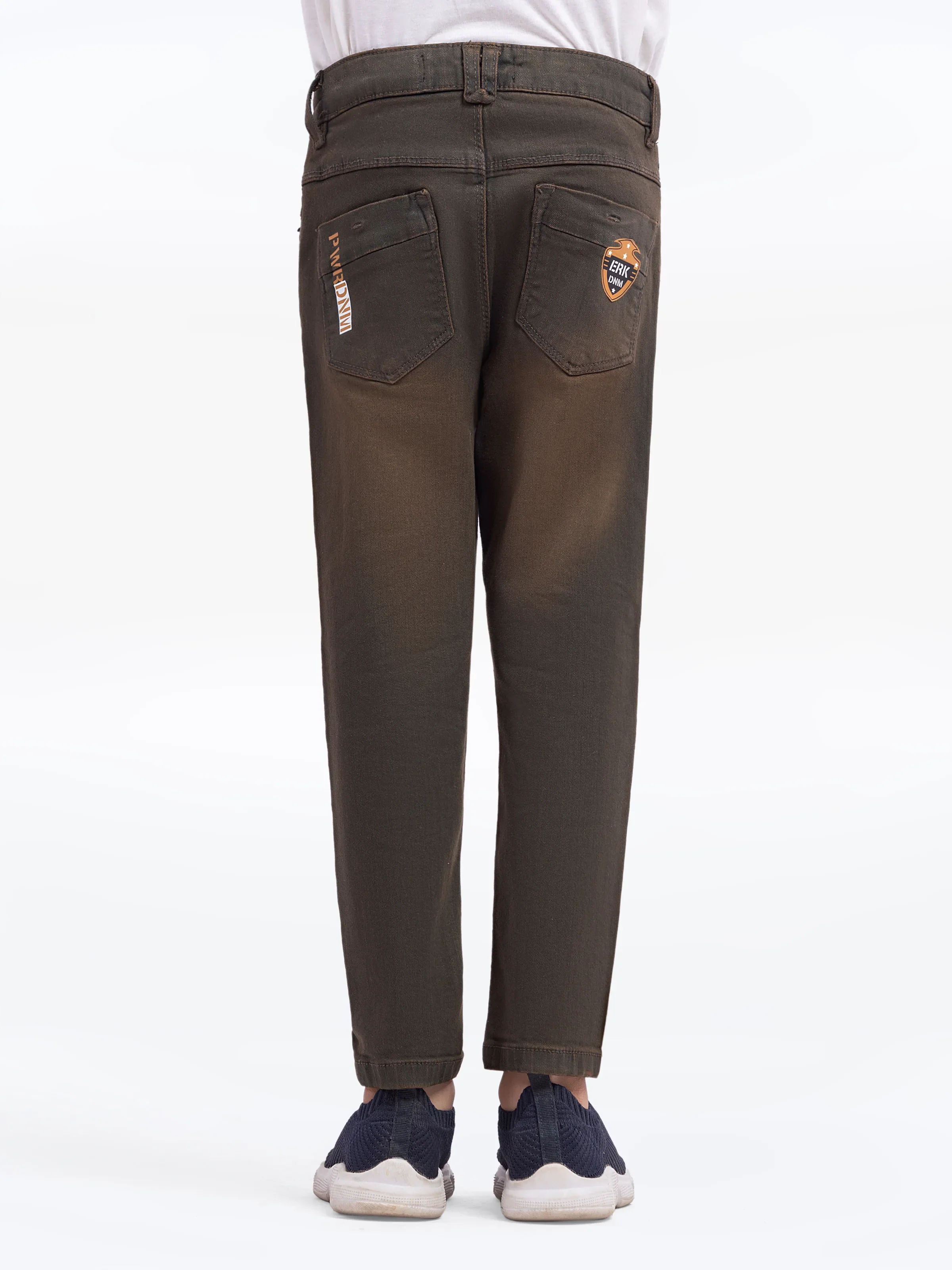 Boy's Brown Denim Pant - EBBDP5-026 - Image 6