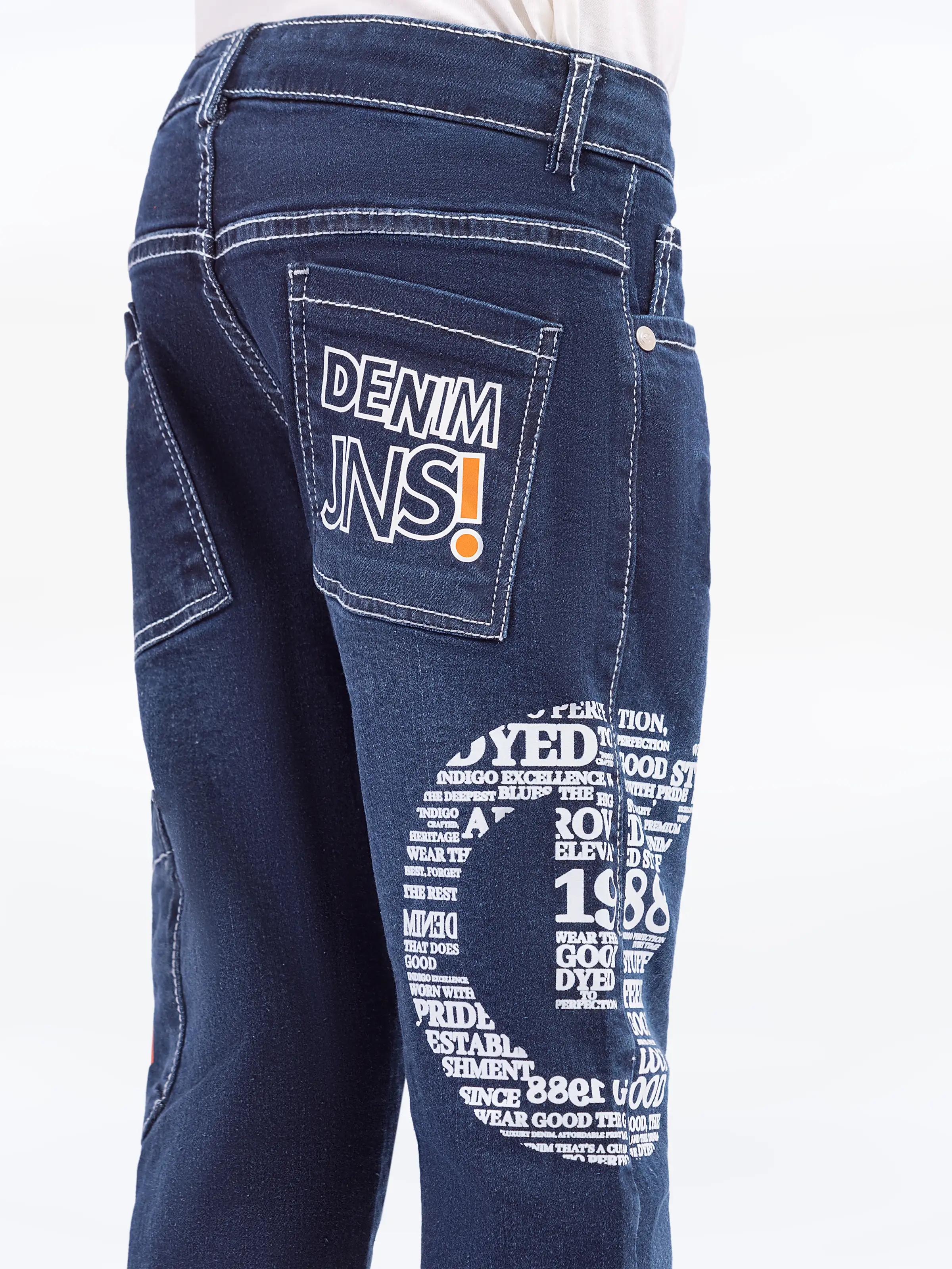 Boy's Blue Denim Pant - EBBDP5-031 - Image 4
