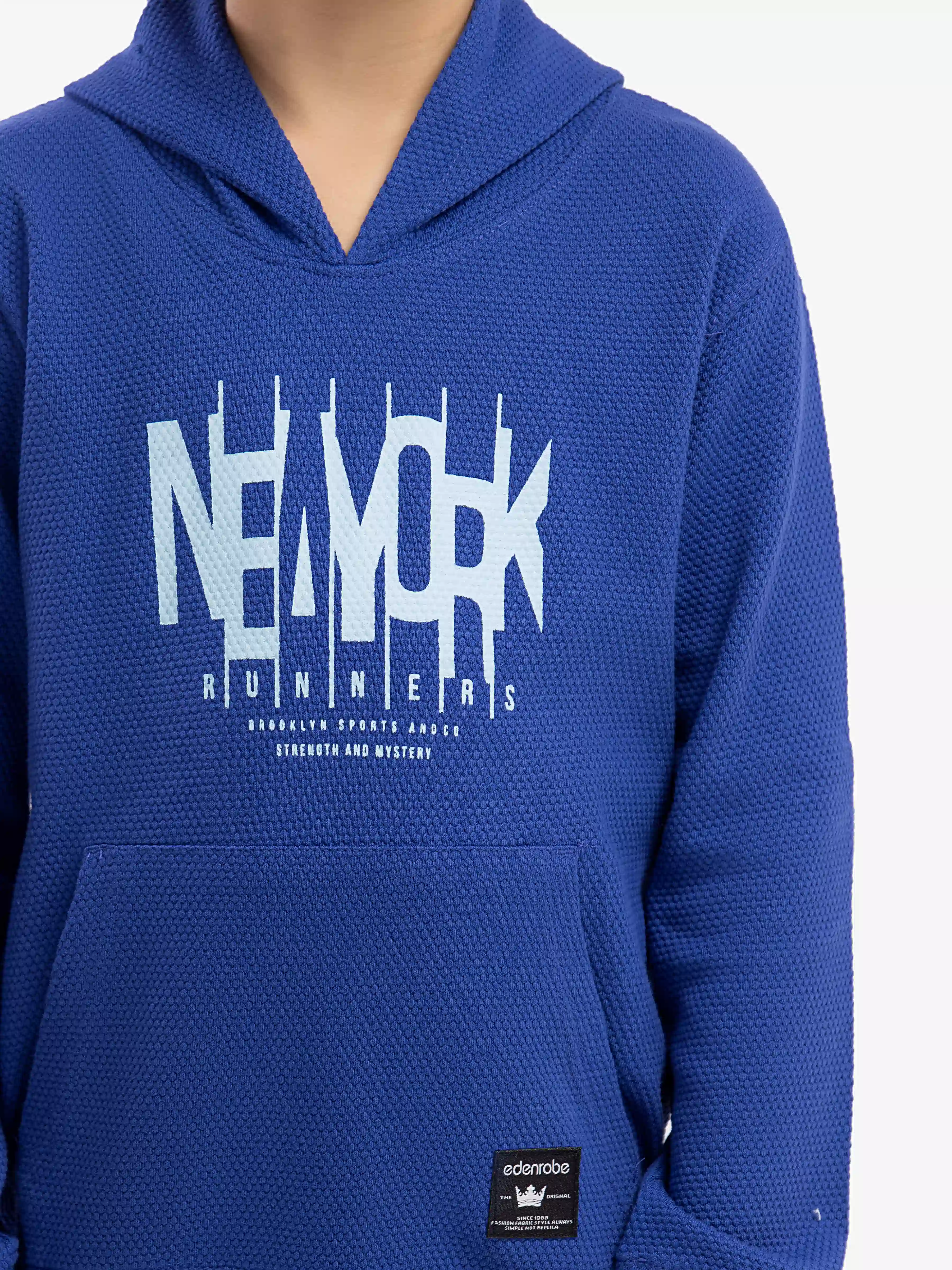 Boy's Electric Blue Hoodie - EBTH5-025 - Image 3