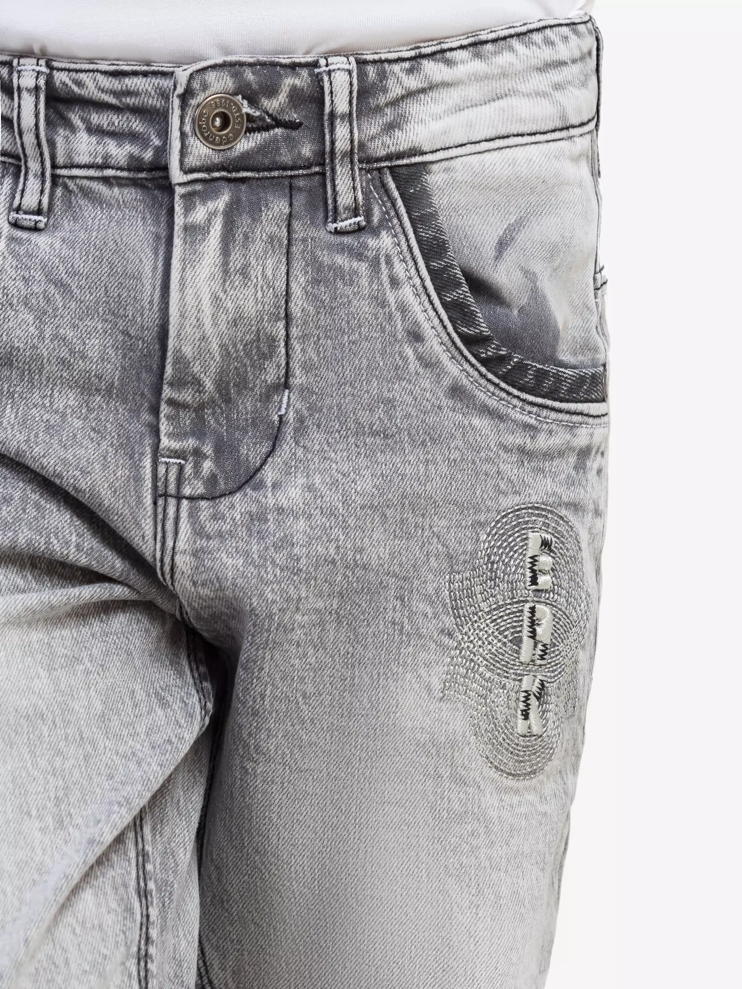 Boy's Grey Denim Pant - EBBDP5-021 - Image 4