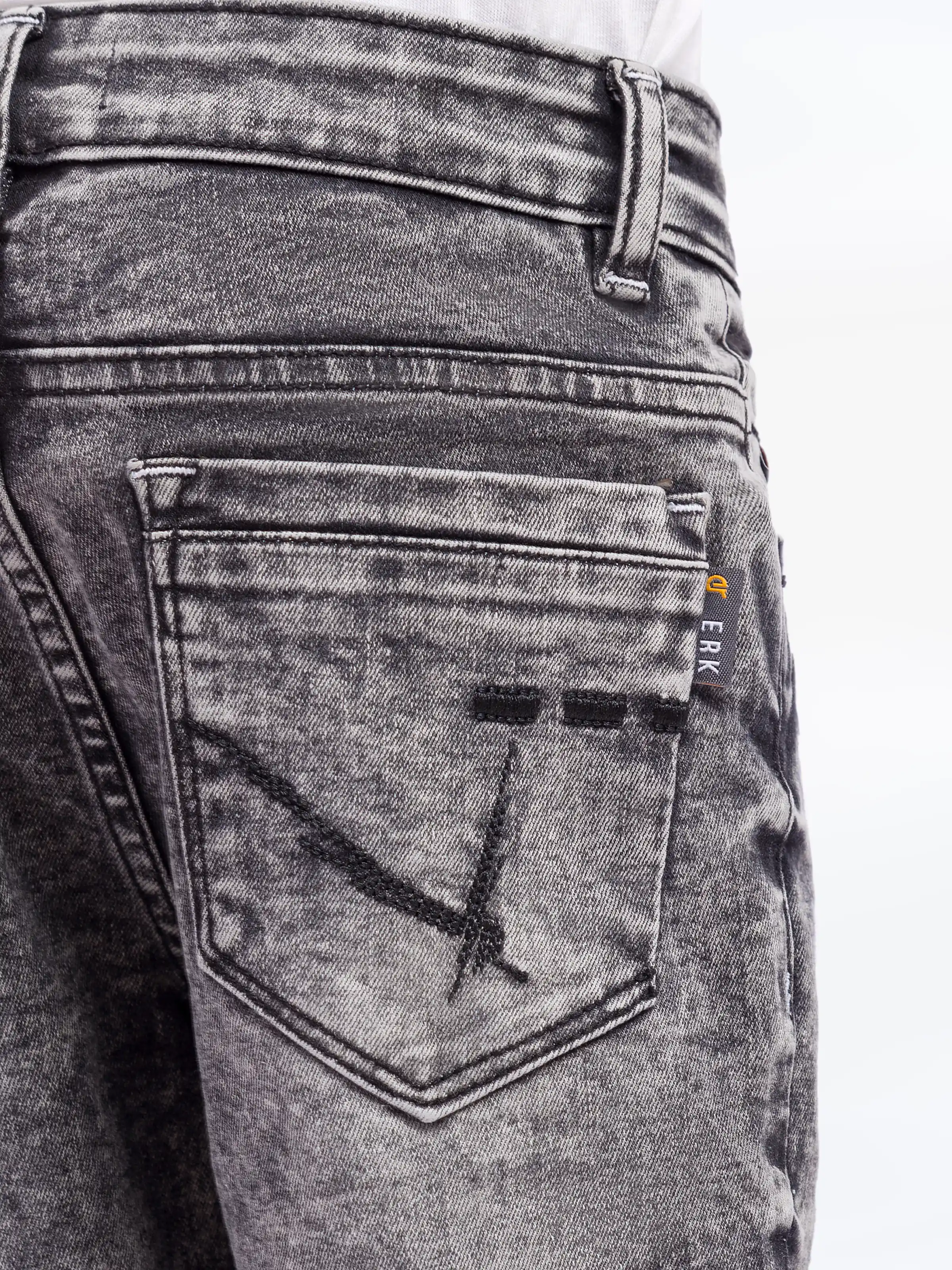 Boy's Grey Denim Pant - EBBDP5-024 - Image 4