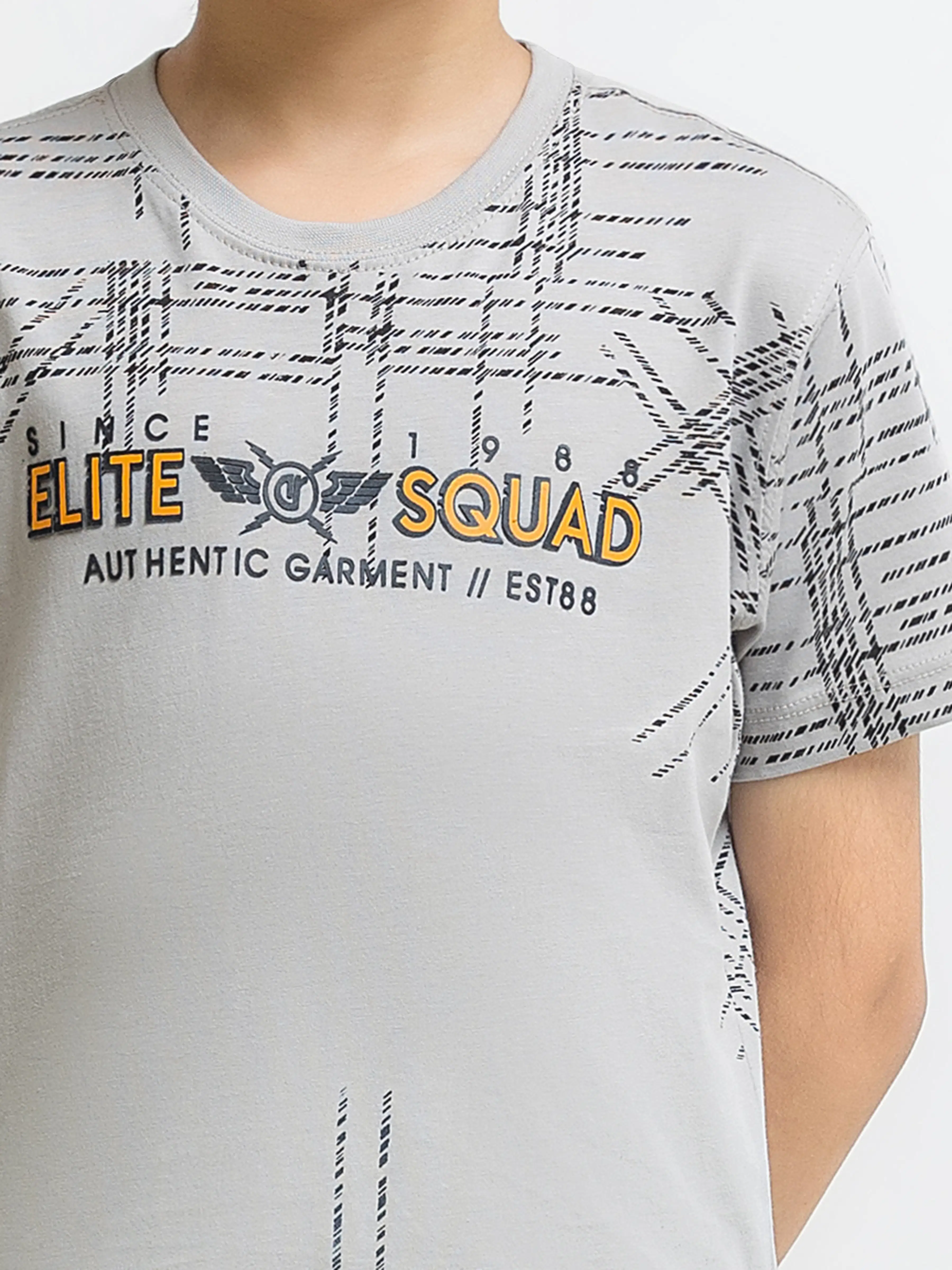 Boy's Grey T-Shirt - EBTTS5-033 - Image 3