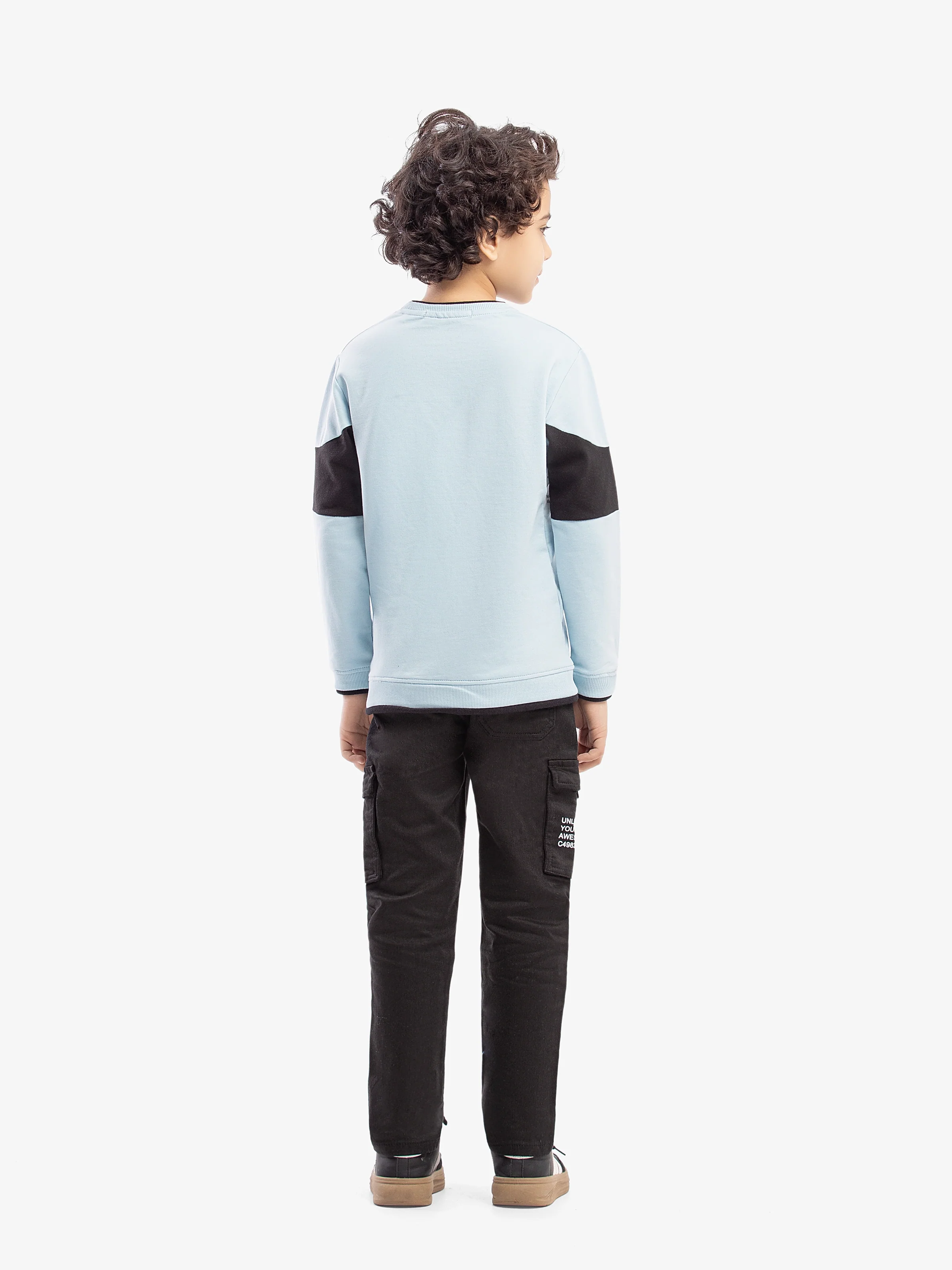 Boy's Light Blue Sweatshirt - EBTSS5-016 - Image 5