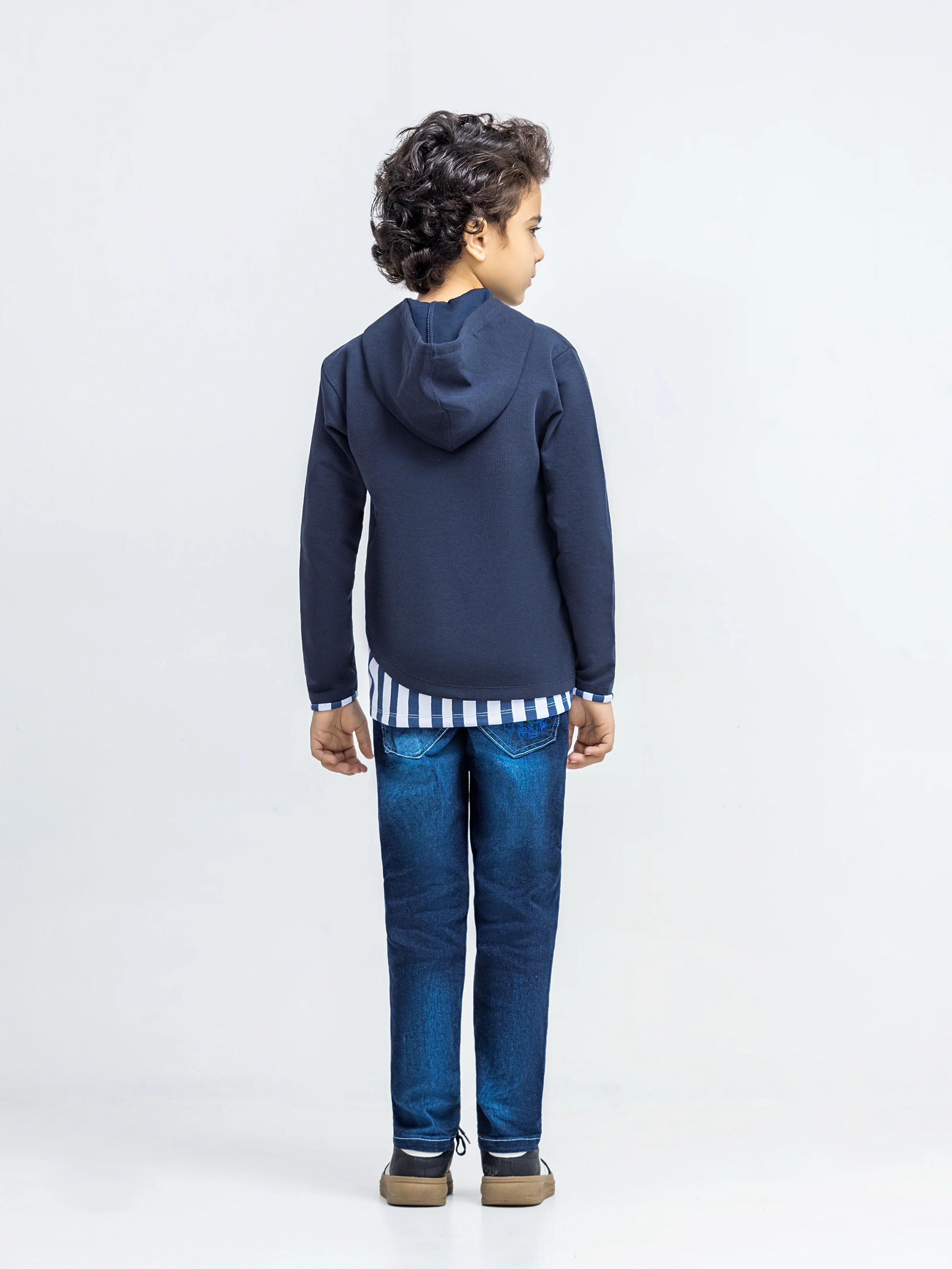 Boy's Navy Hoodie - EBTH5-001 - Image 5