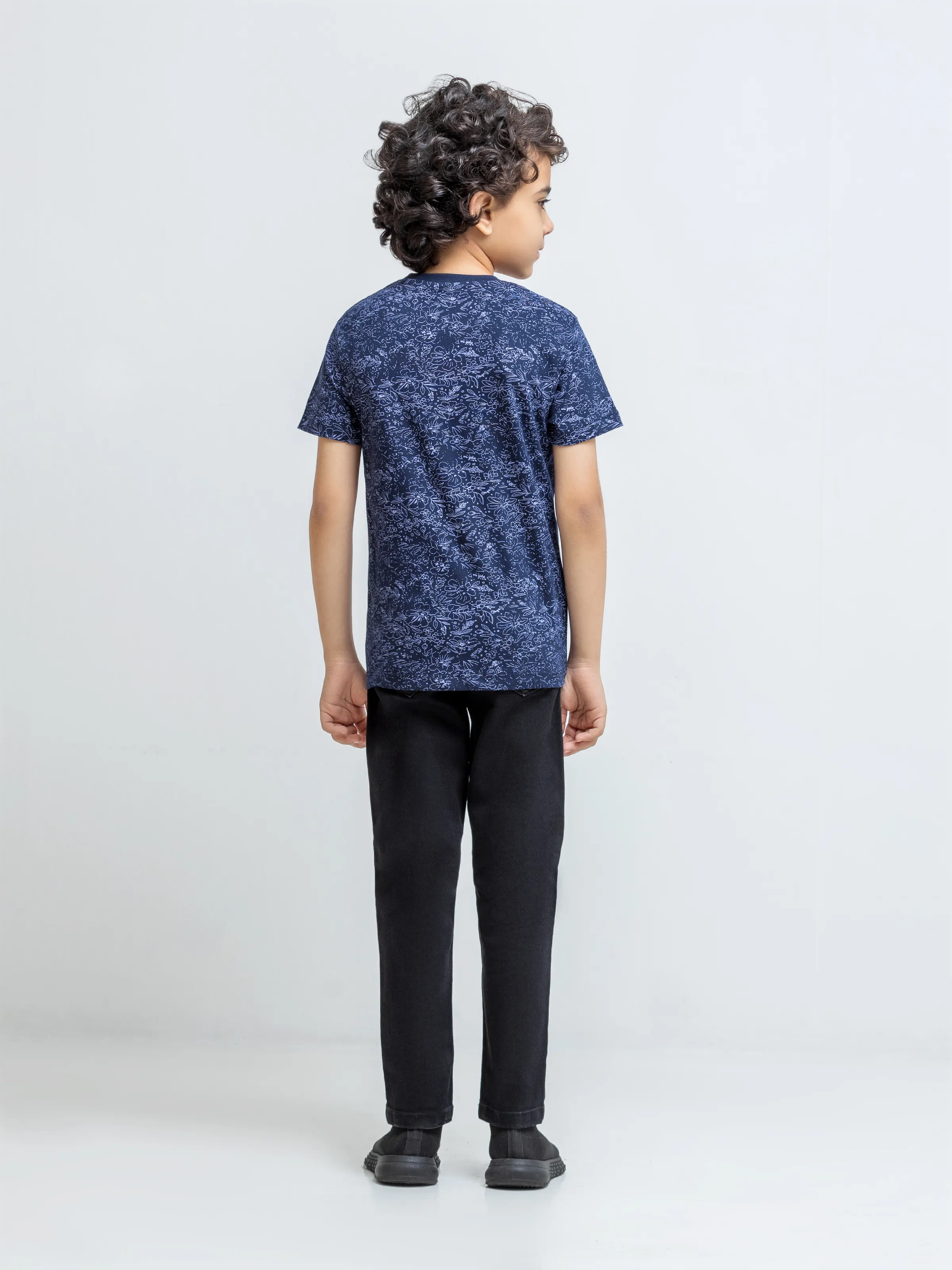 Boy's Navy T-Shirt - EBTTS6-010 - Image 5