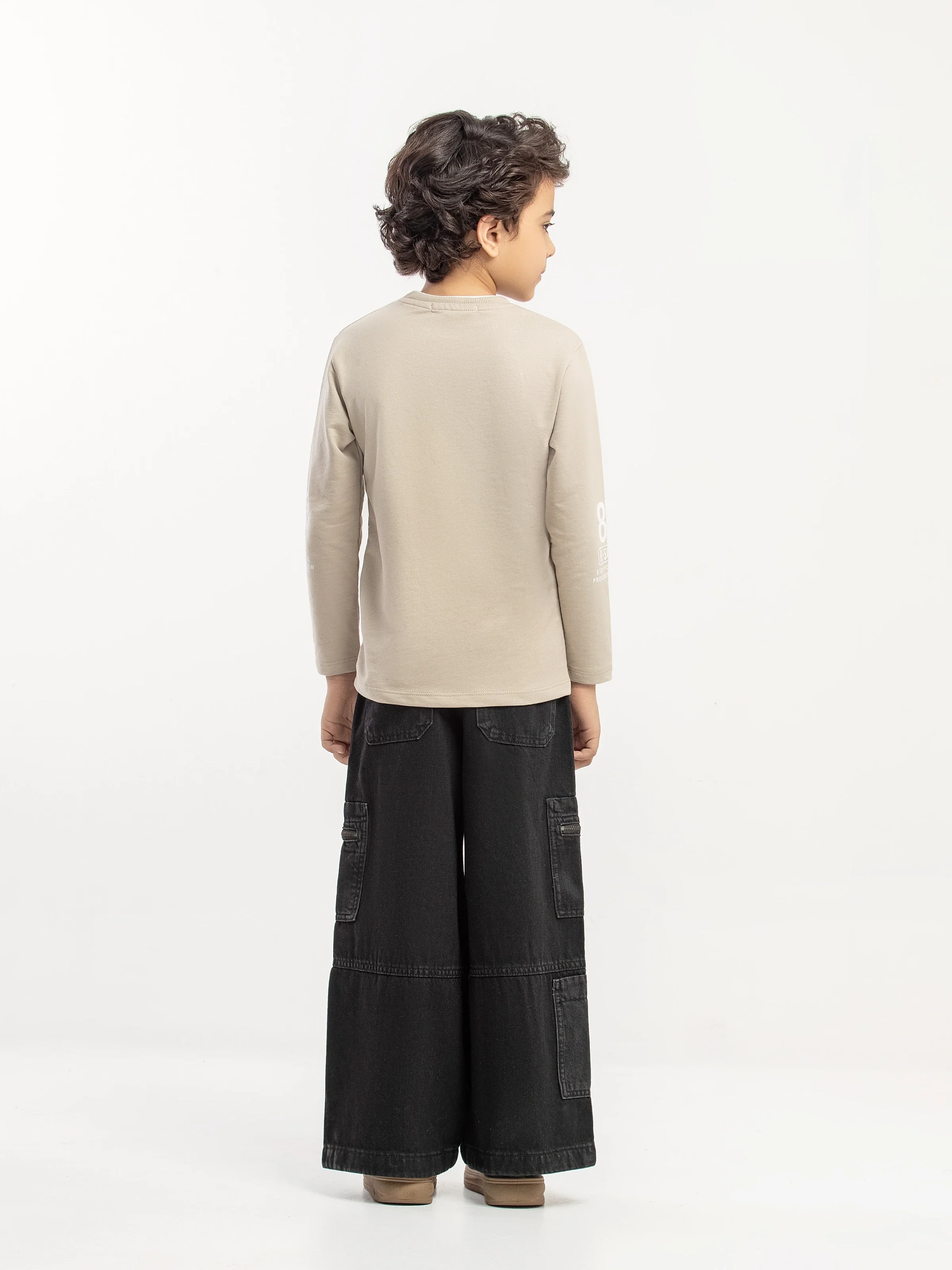 Boy's Silver Grey Sweatshirt - EBTSS5-020 - Image 5