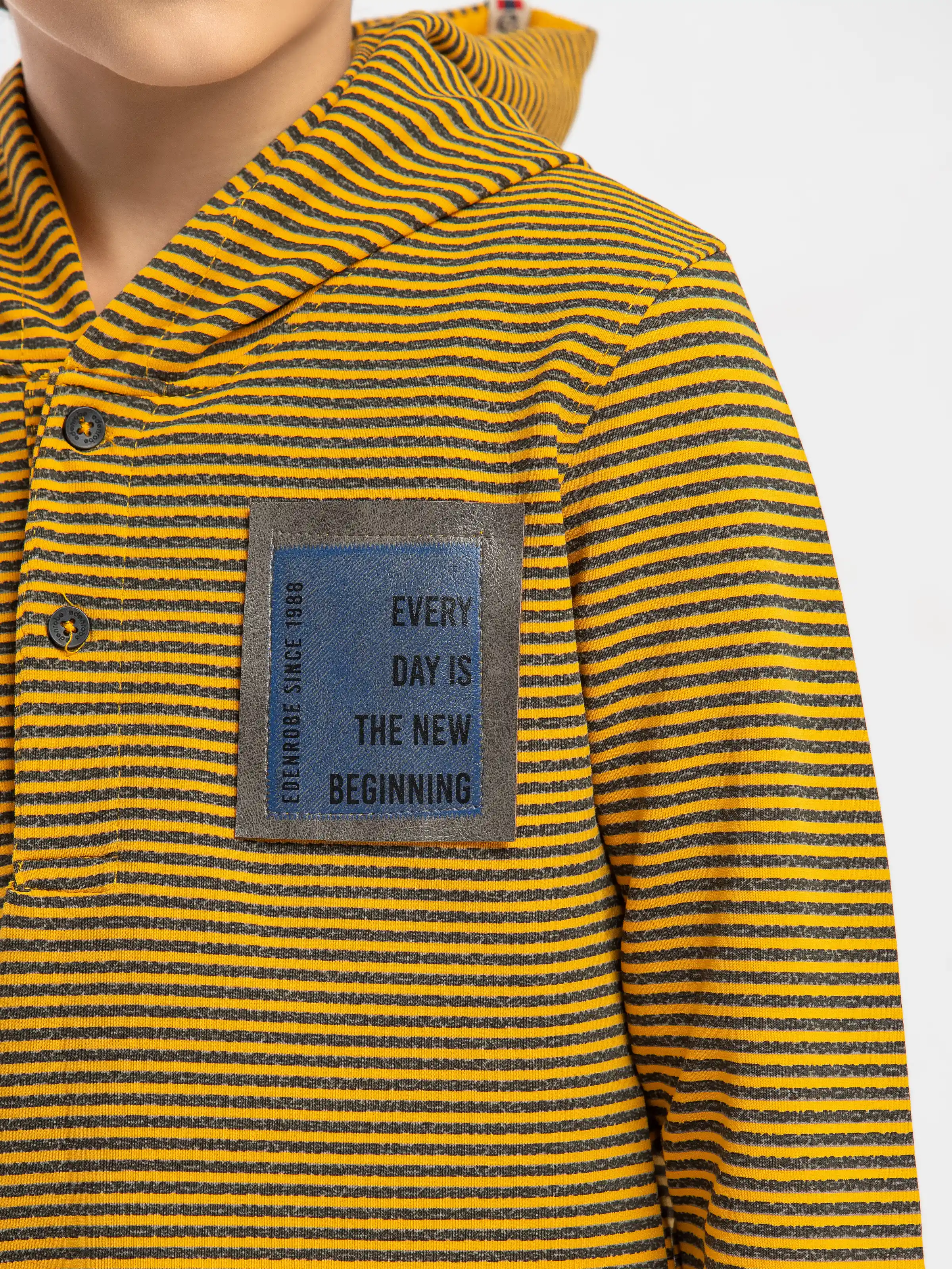 Boy's Yellow Hoodie - EBTH5-003 - Image 3