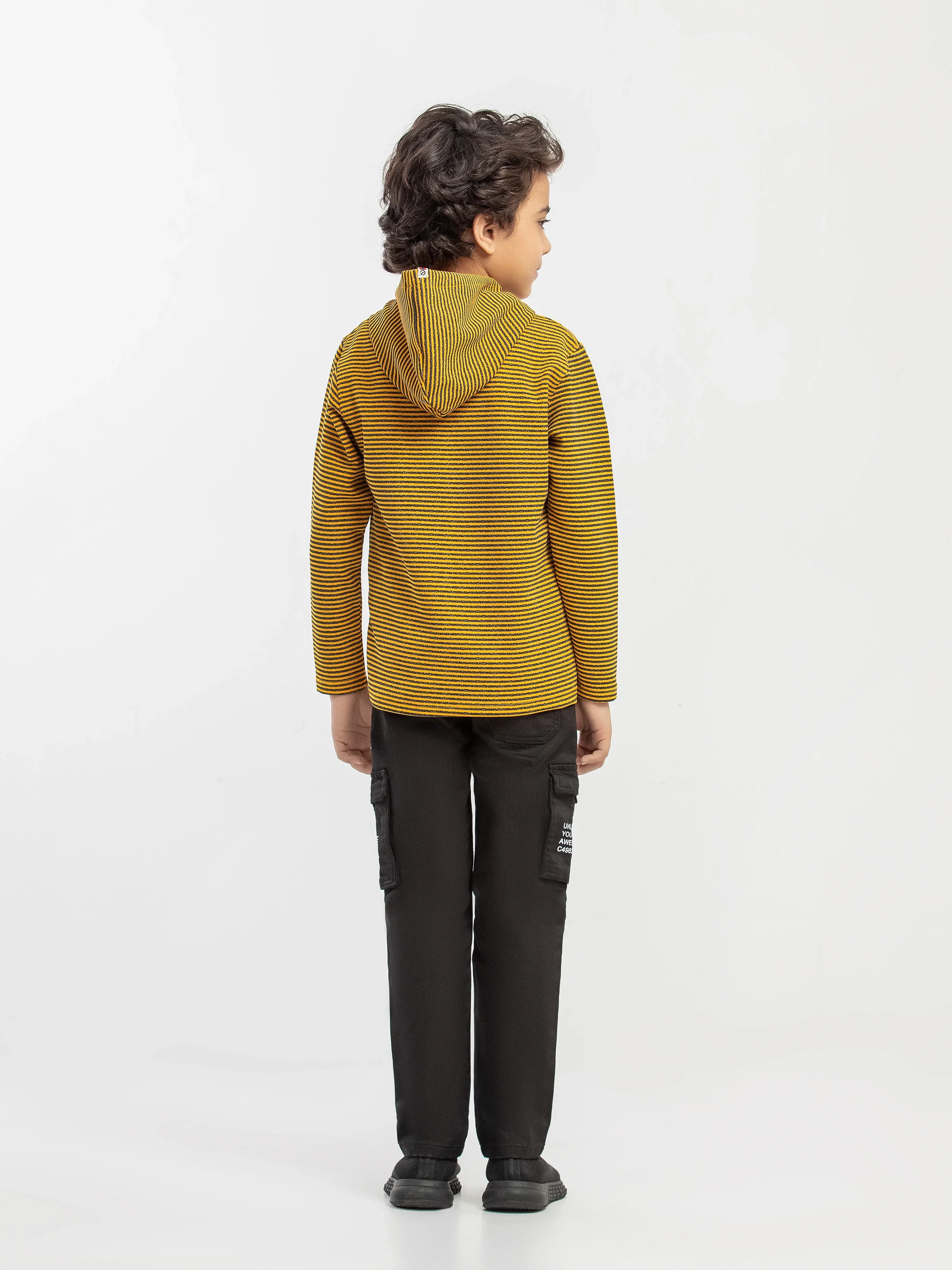 Boy's Yellow Hoodie - EBTH5-003 - Image 5