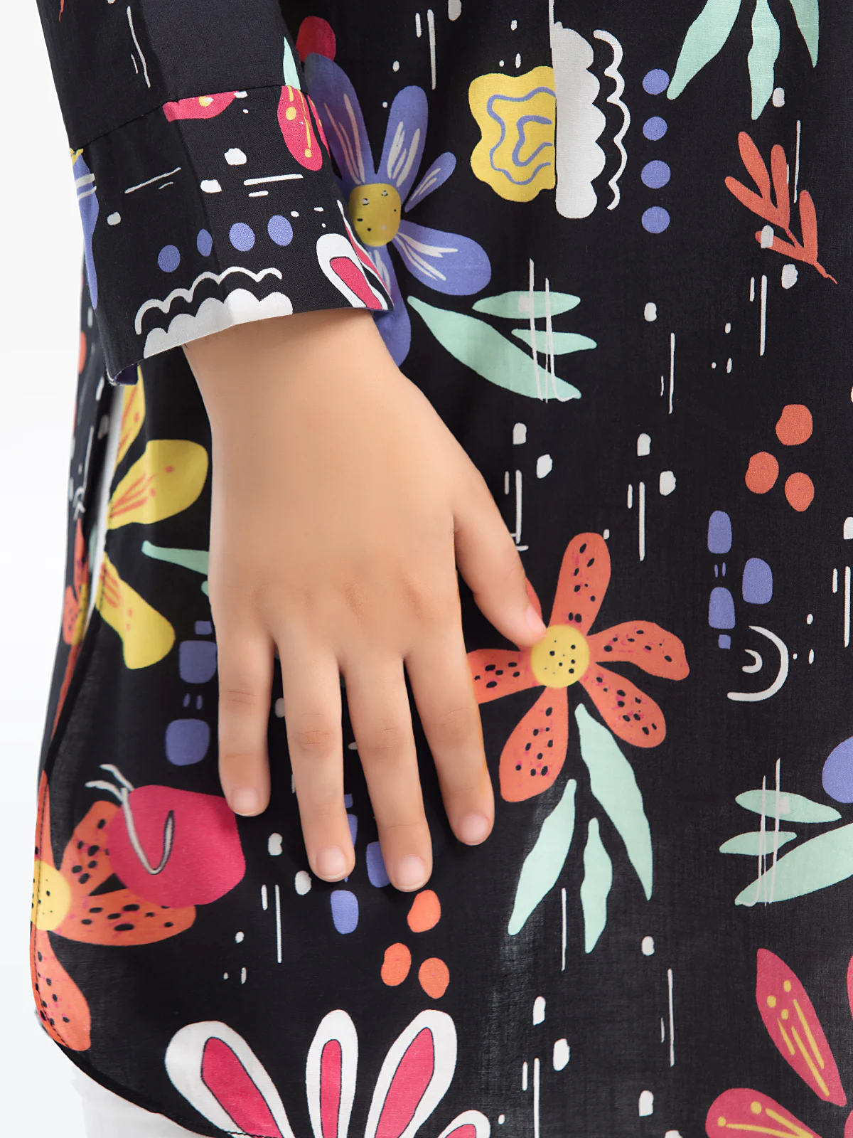 Girl's Black Multi Pret - EGTKP23-70404S - Image 5