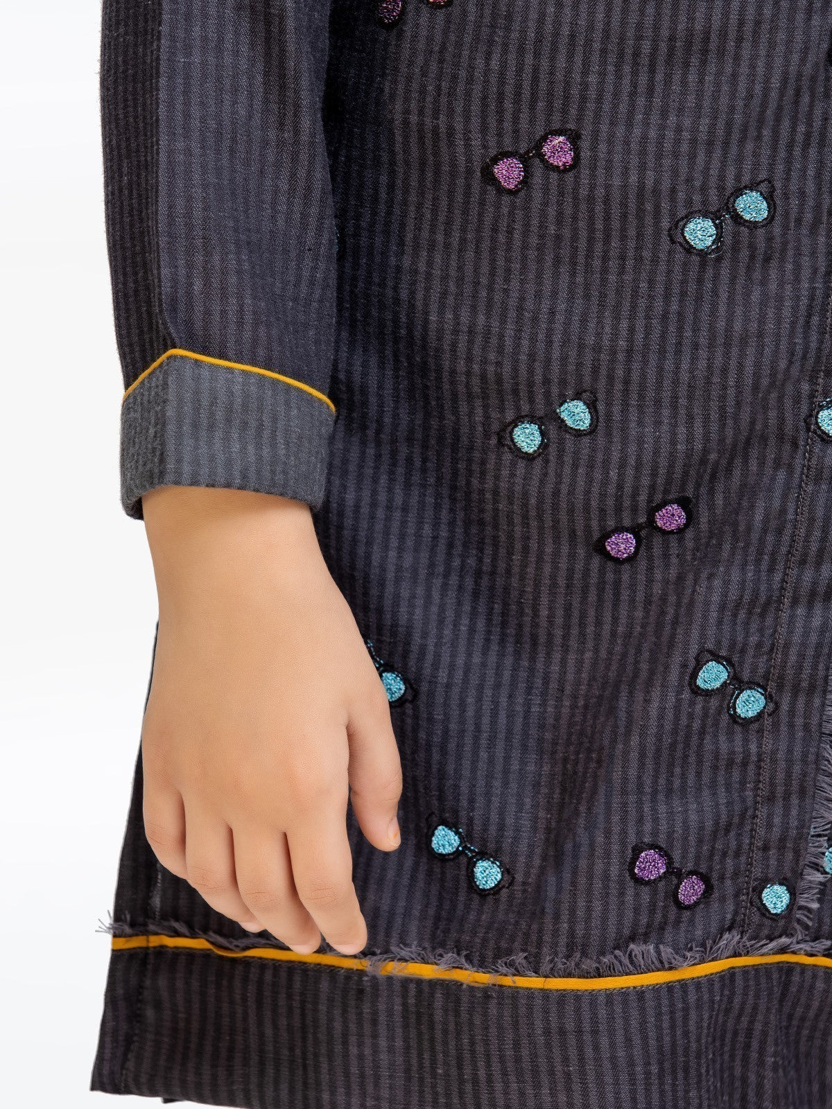 Girl's Dark Charcoal Pret - EGTKE22-70262S - Image 5