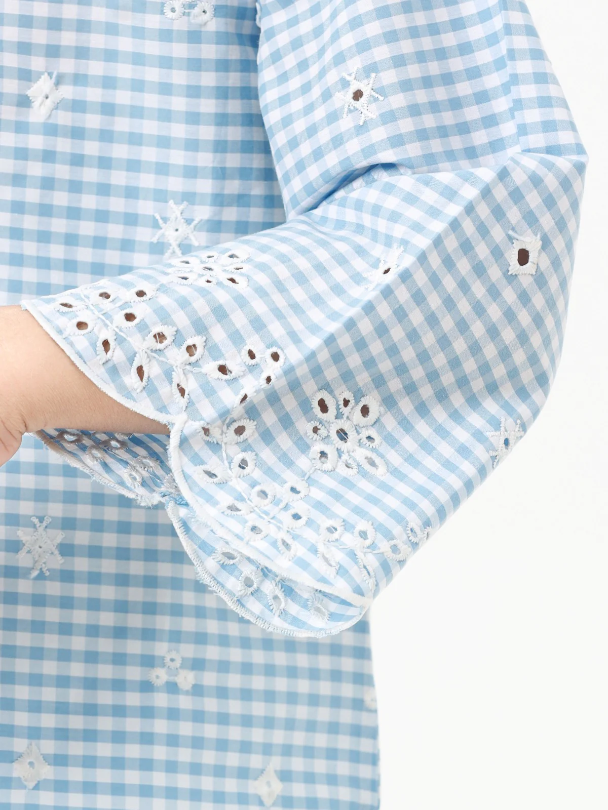 Girl's Sky Blue Cotton Kurti - EGTKE23-70614 - Image 6