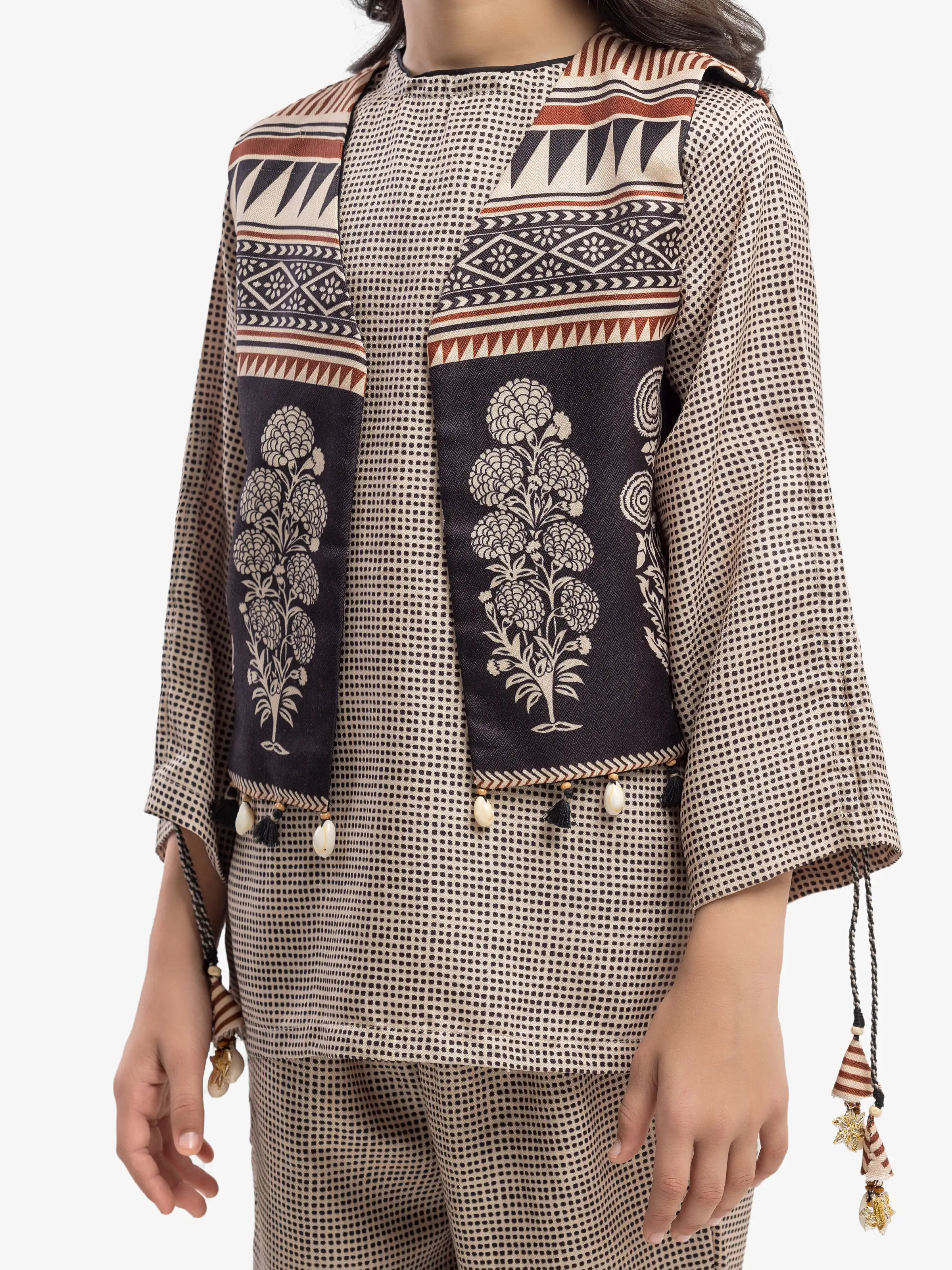 Girl's Beige & Black Pret - EGTKP5-70814ST - Image 3