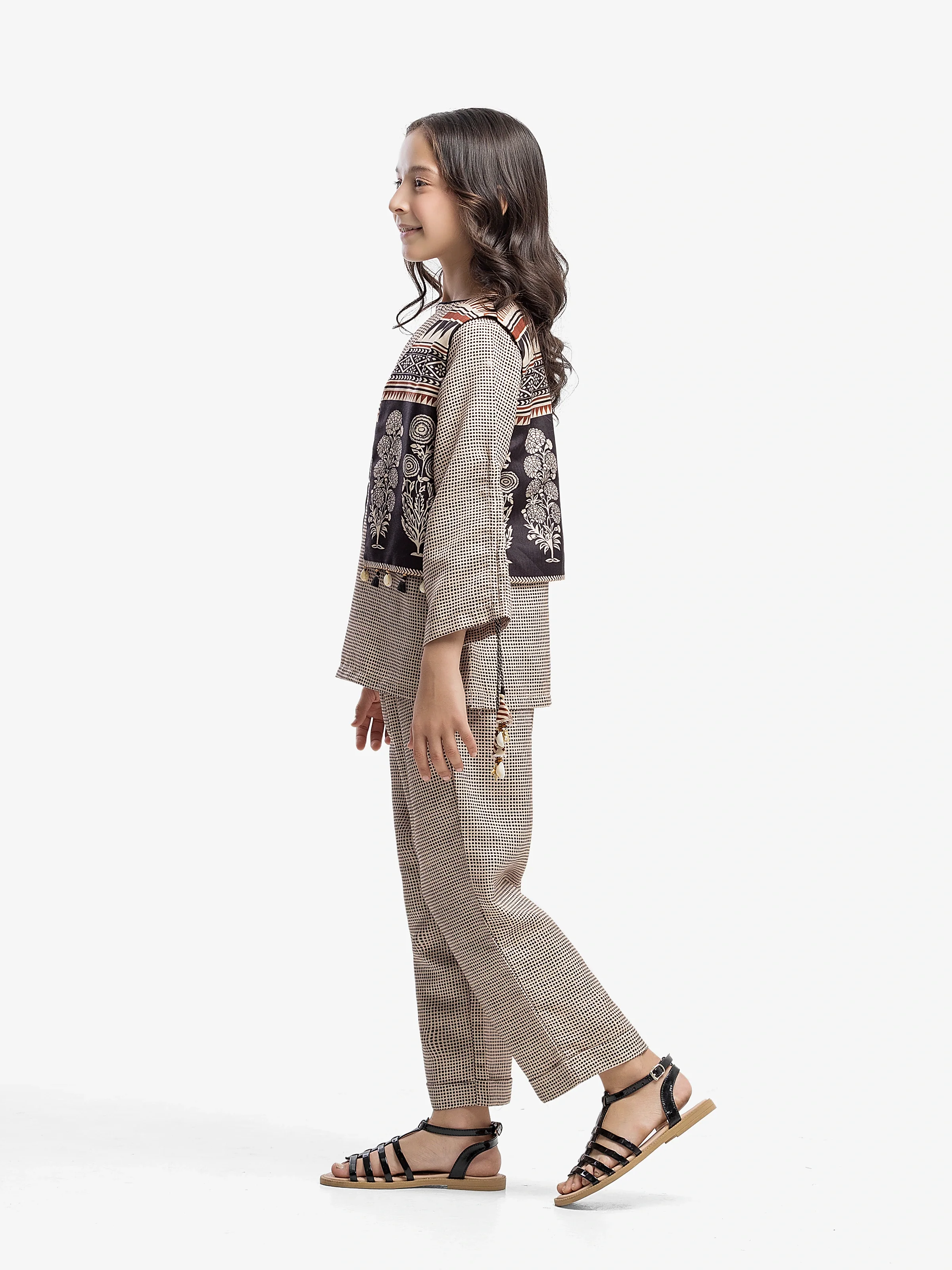 Girl's Beige & Black Pret - EGTKP5-70814ST - Image 4