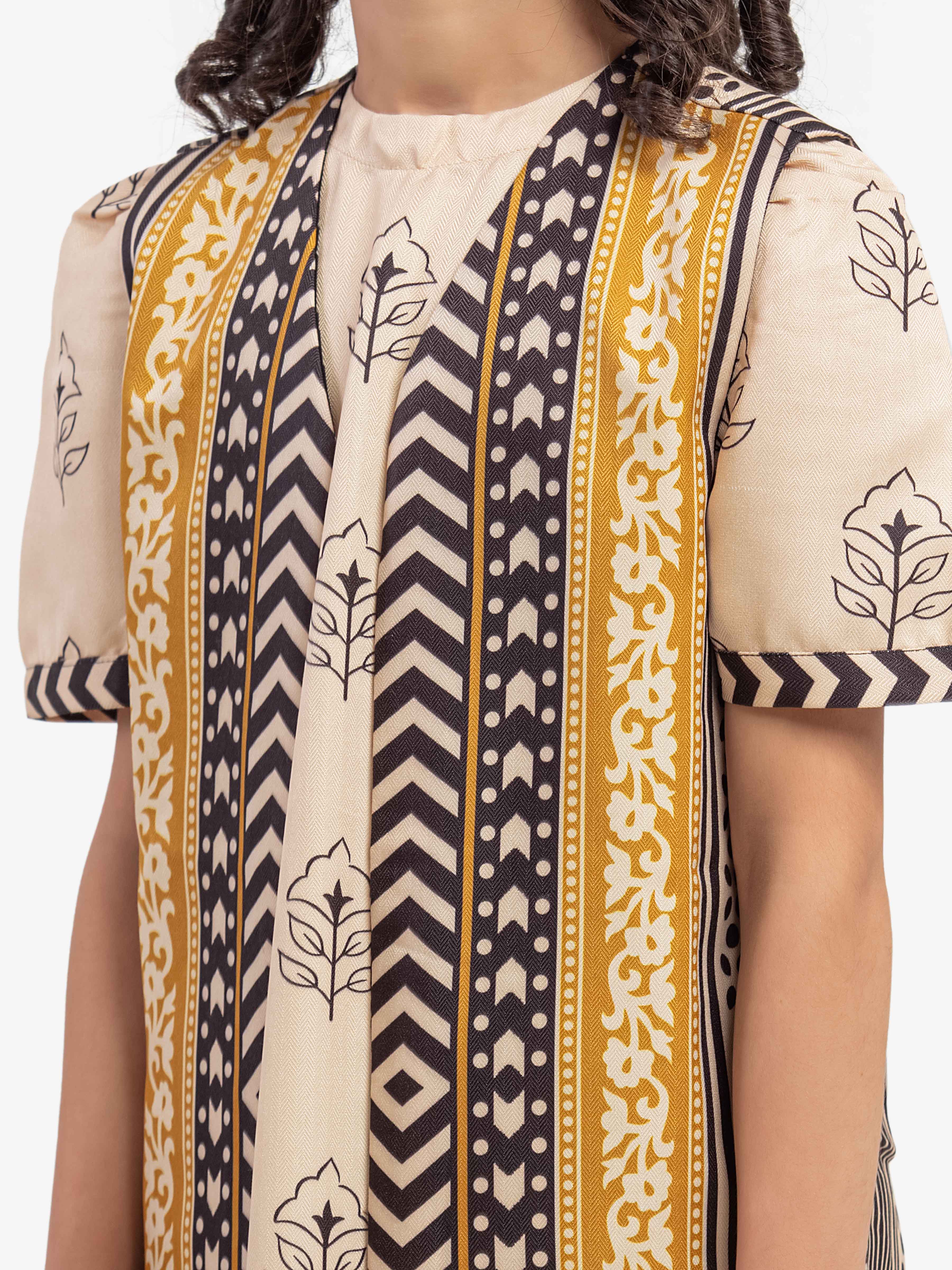 Girl's Beige Multi Pret - EGTKP5-70811S - Image 3