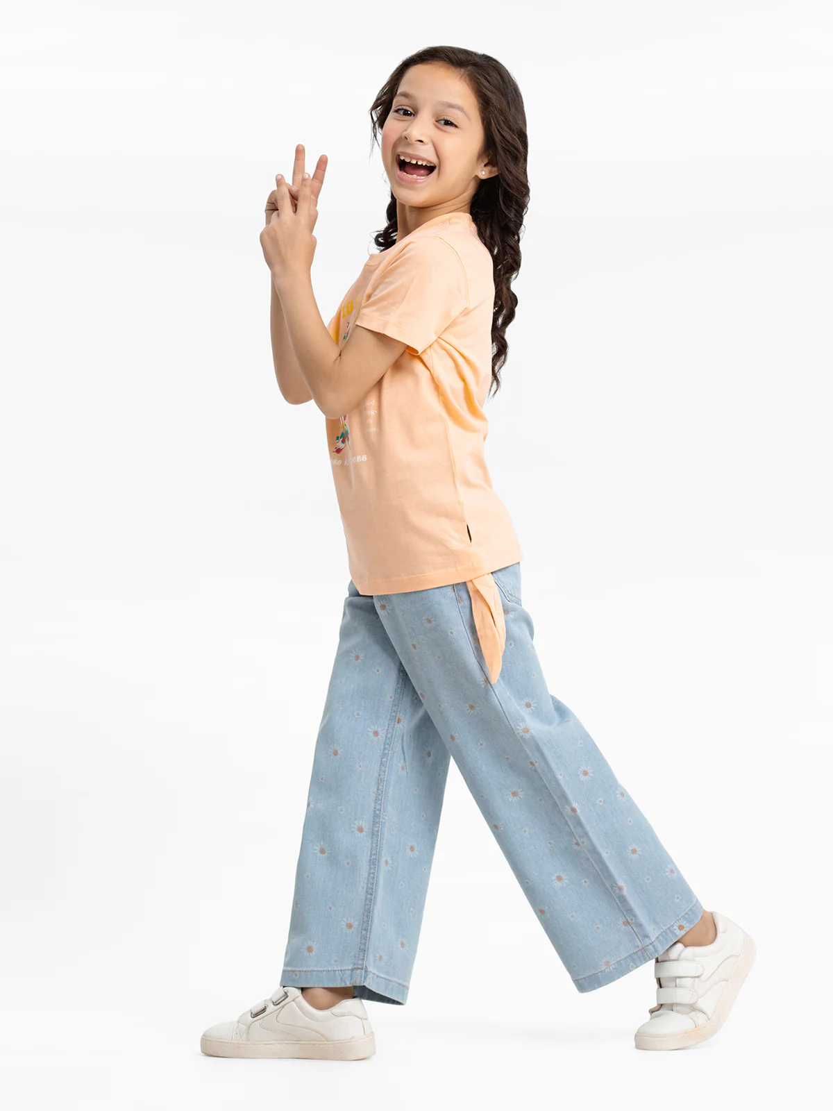 Girl's Peach Top - EGTK23-015 - Image 4