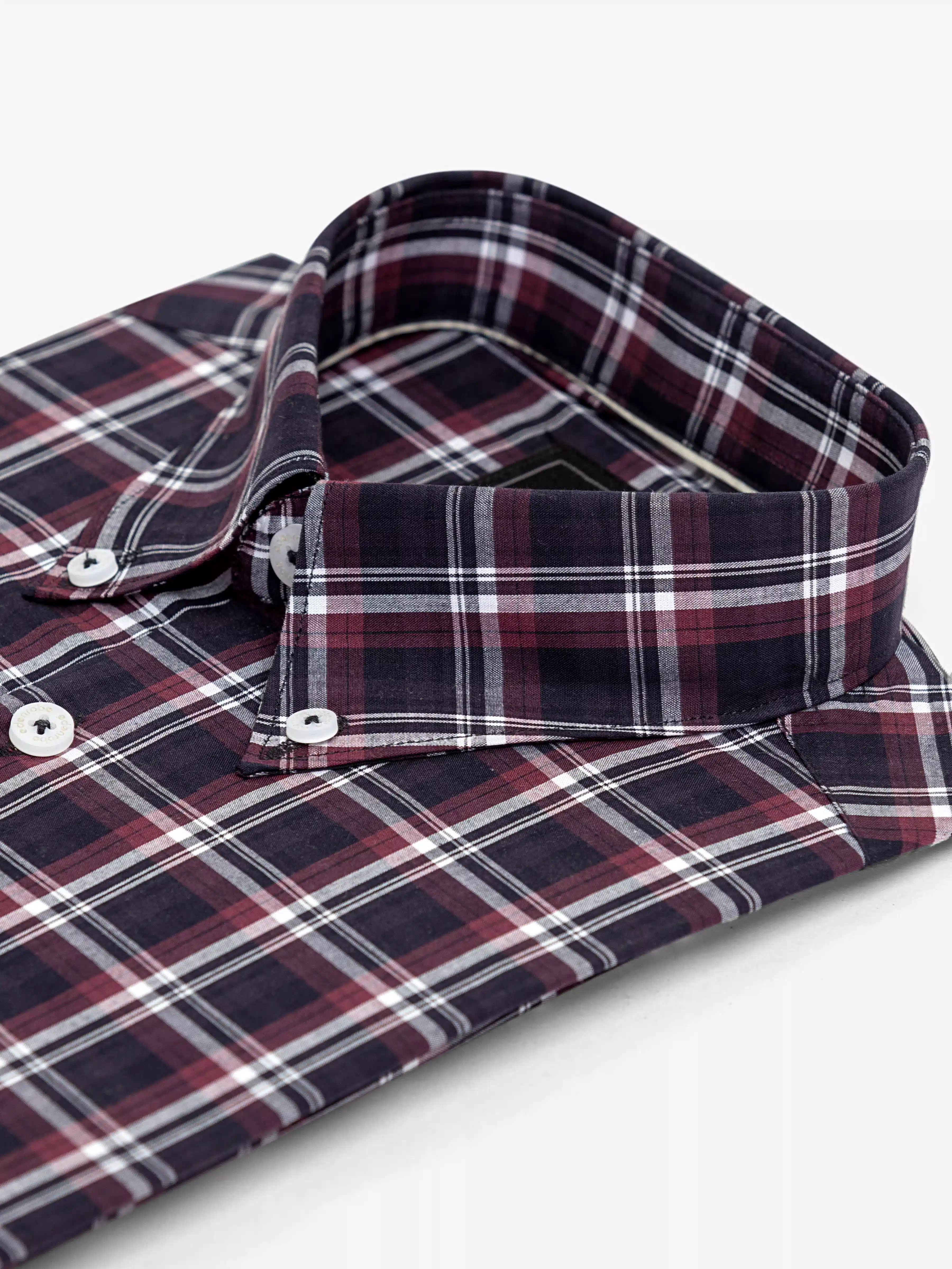 Men's Dark Plum Shirt - EMTSB6-199 - Image 4