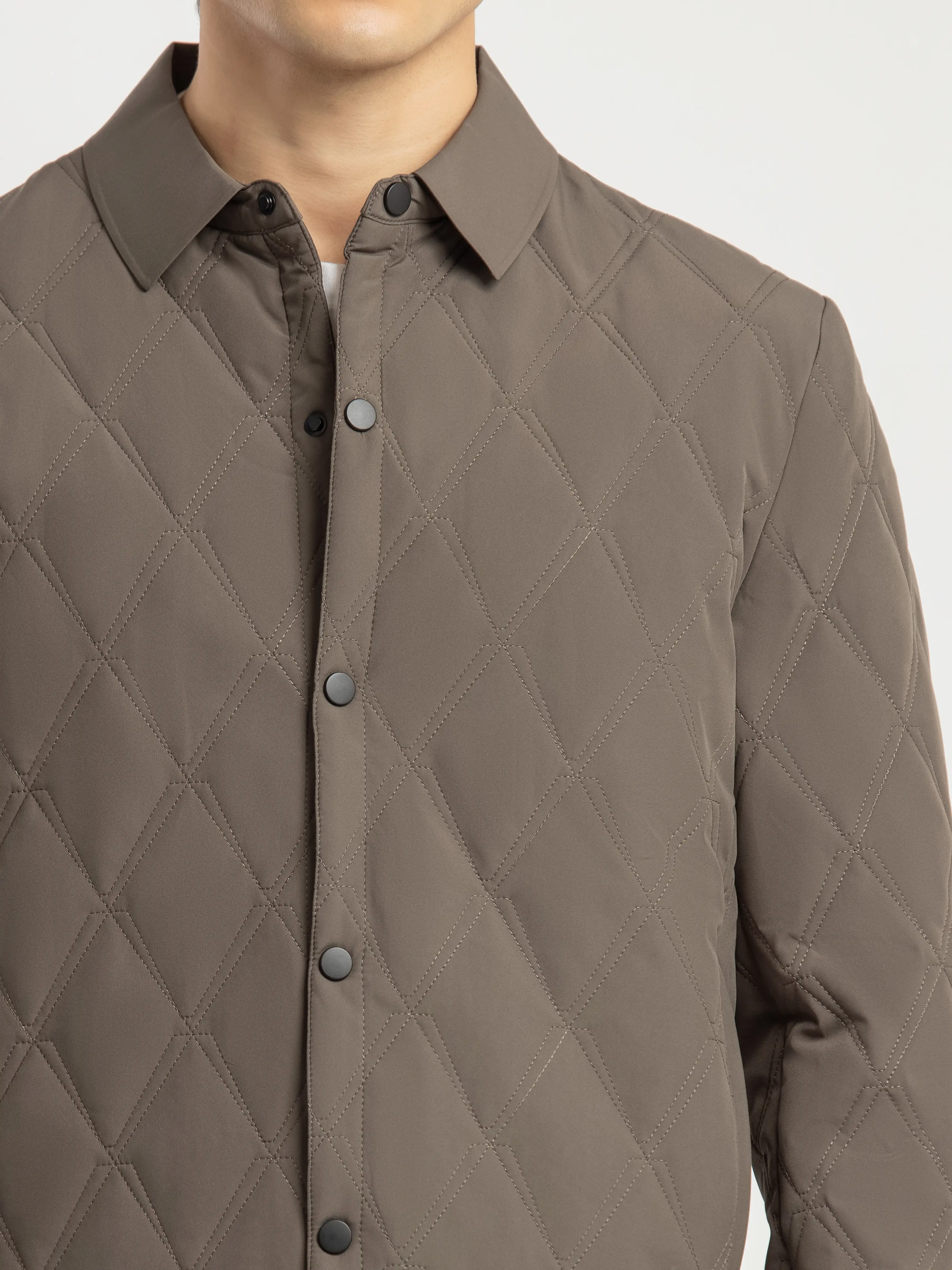 Men's Dark Sage Shacket - EMTJS5-005 - Image 3