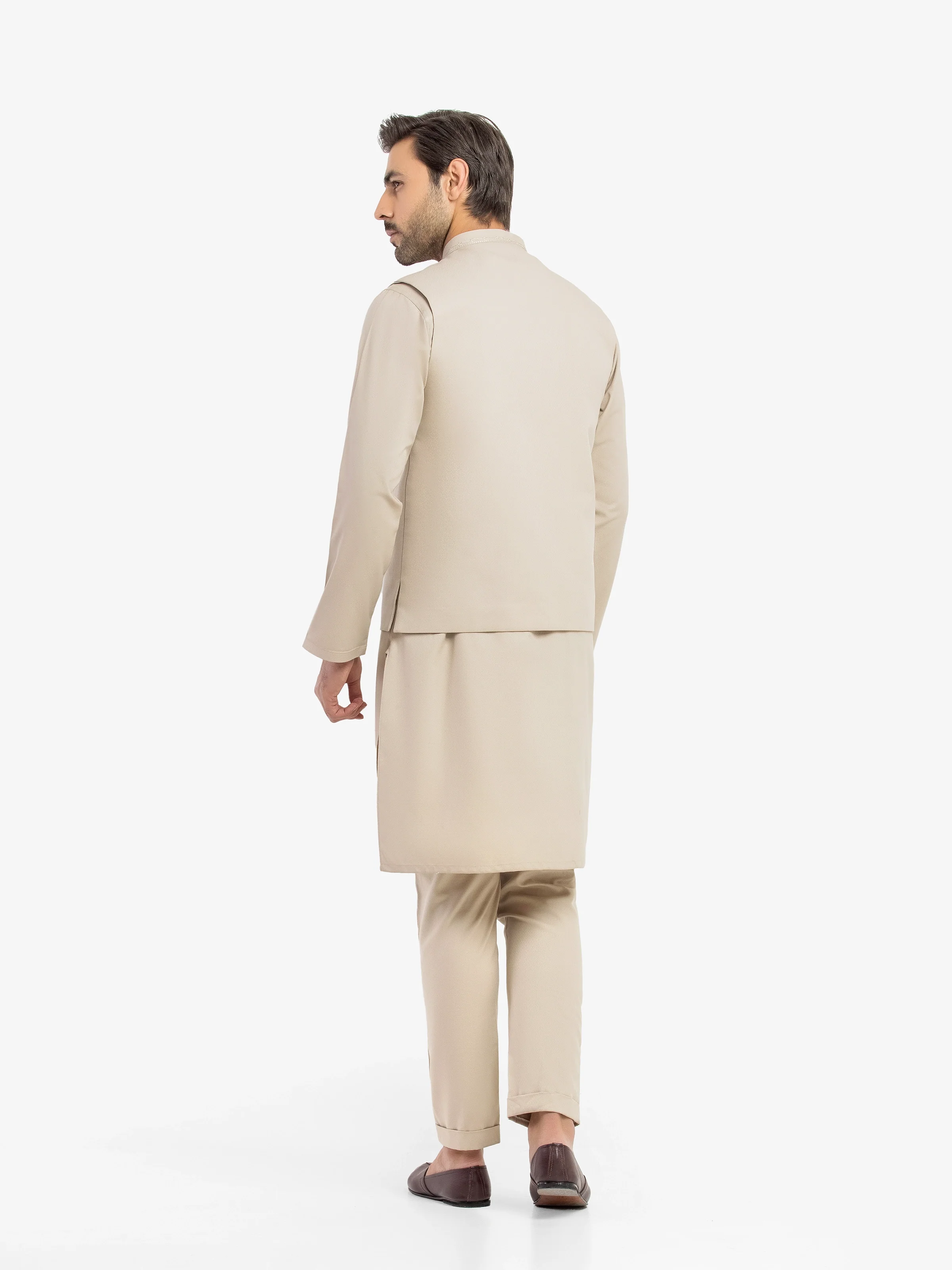 Men's Fawn Waist Coat Suit - ECMTWCS5-026 - Image 5