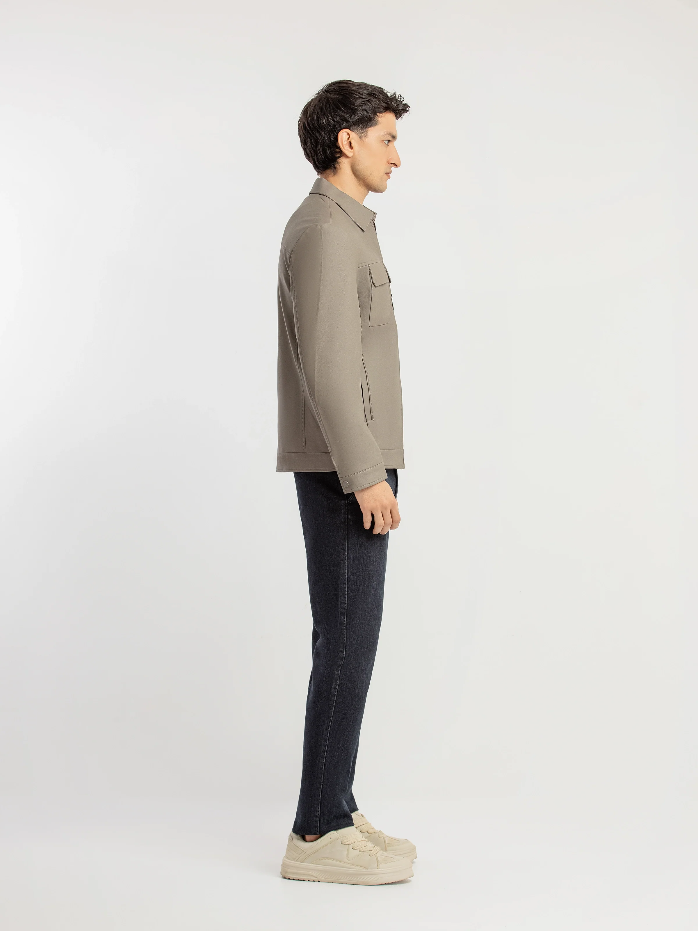 Men's Grey Jacket - EMTJ5-008 - Image 4