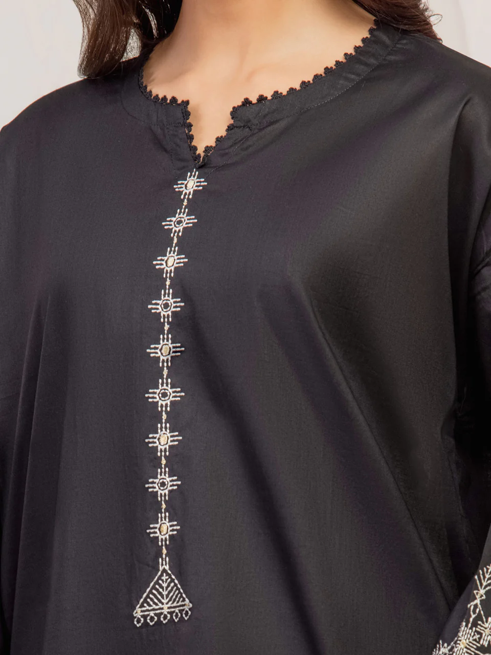 Pret Printed Cotton Jacquard Shirt Trouser - EWTKP5-80132ST - Image 3