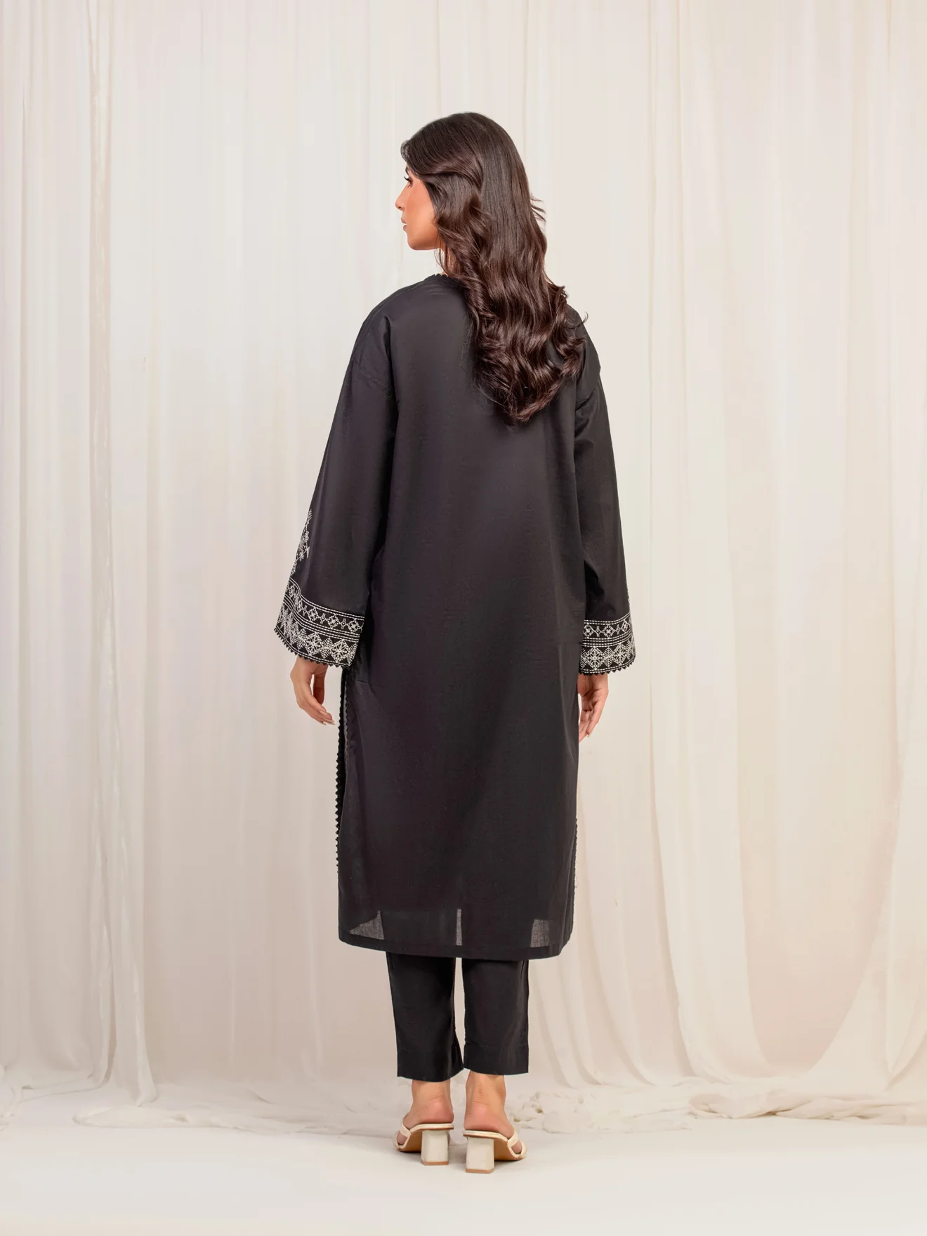 Pret Printed Cotton Jacquard Shirt Trouser - EWTKP5-80132ST - Image 6