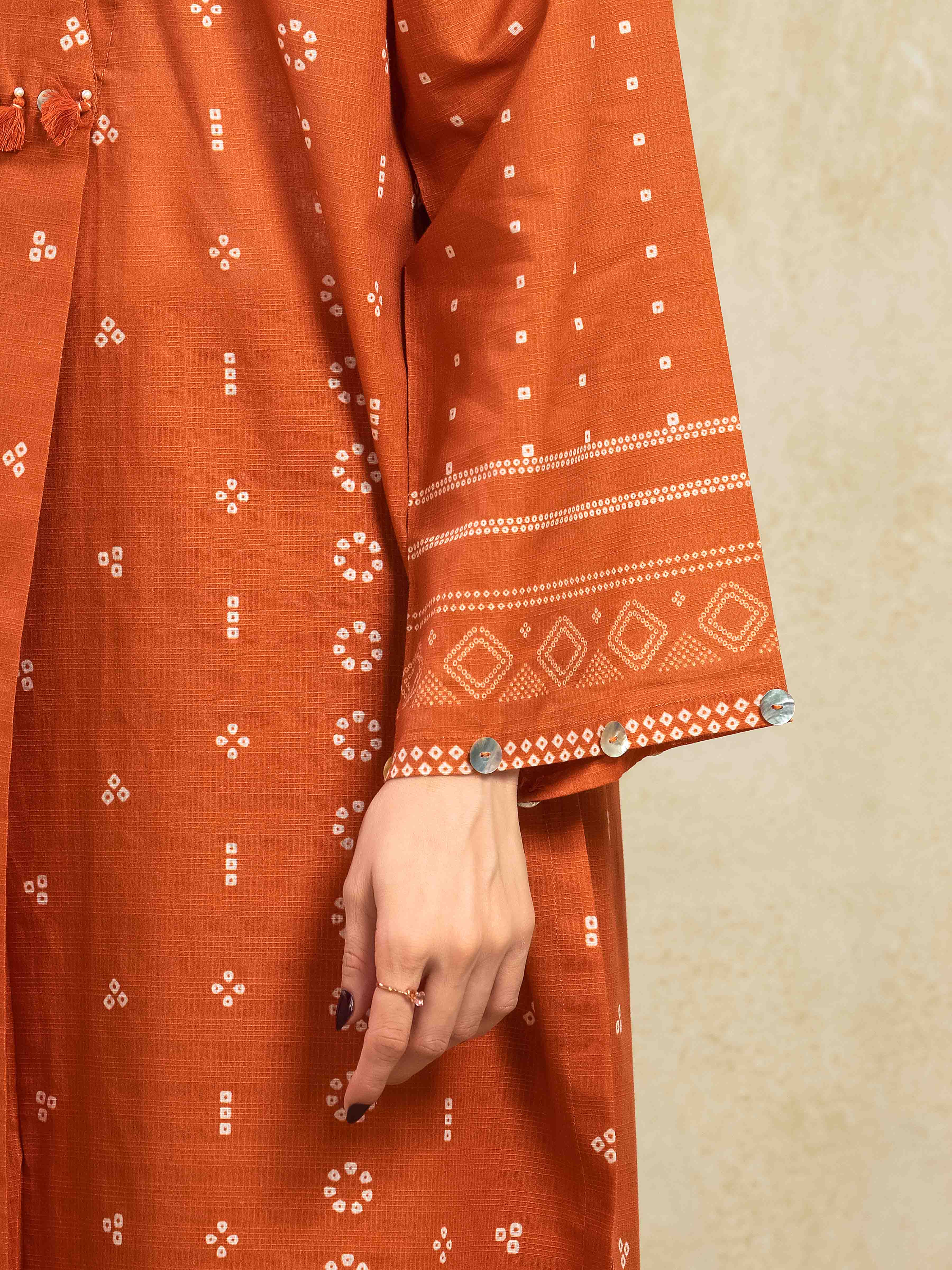 Pret Printed Lawn Slub Suit - EWTKP5-81738-3P - Image 4