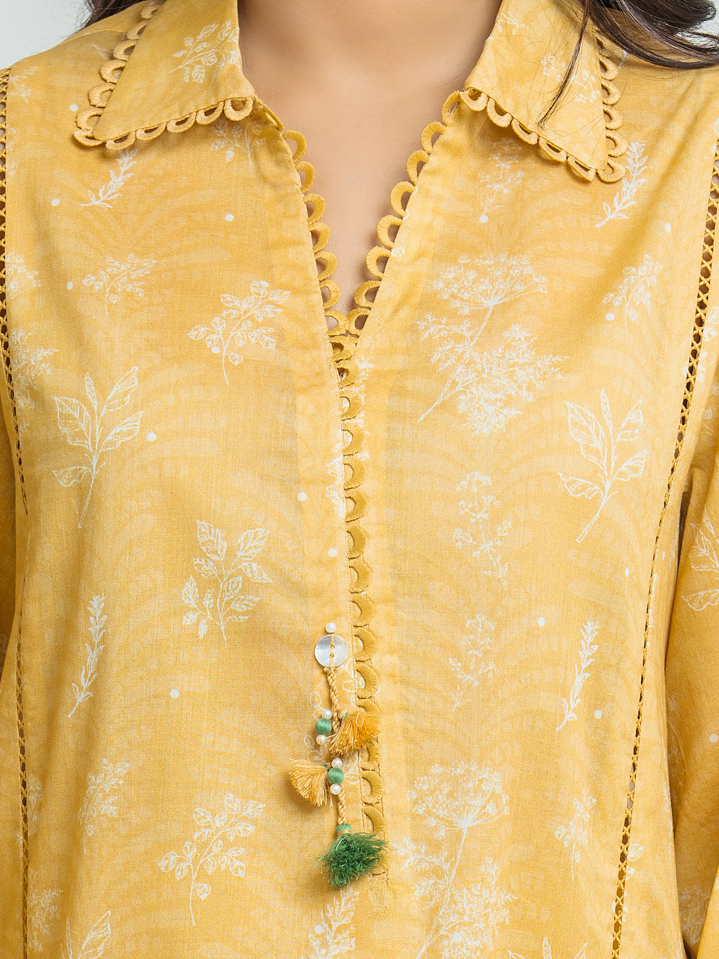 Unstitched Printed Lawn Suit - EWU6A1-36554-3P - Image 4